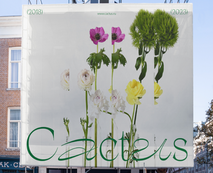 Cactus - айдентика для цветочной студии — Брендинг на Dprofile