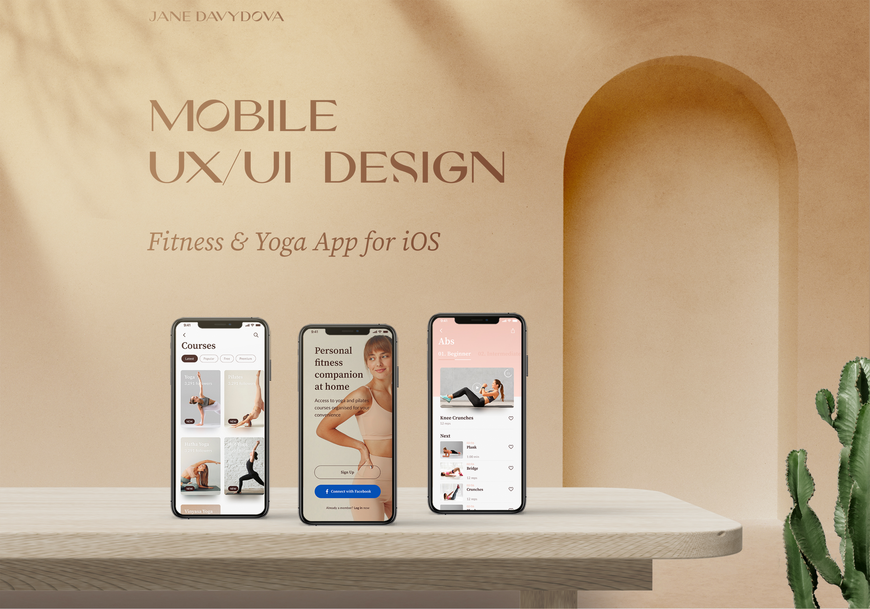 Mobile Fitness & Yoga App UX/UI design — Изображение №1 — Брендинг, Интерфейсы на Dprofile