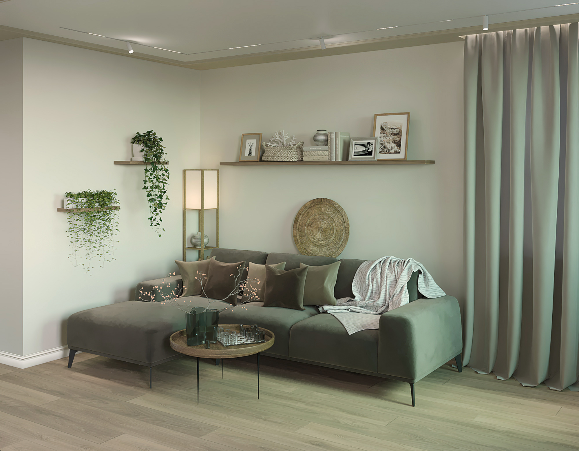 Визуализация квартиры в Санкт-Петербурге. — Изображение №2 — 3D на Dprofile