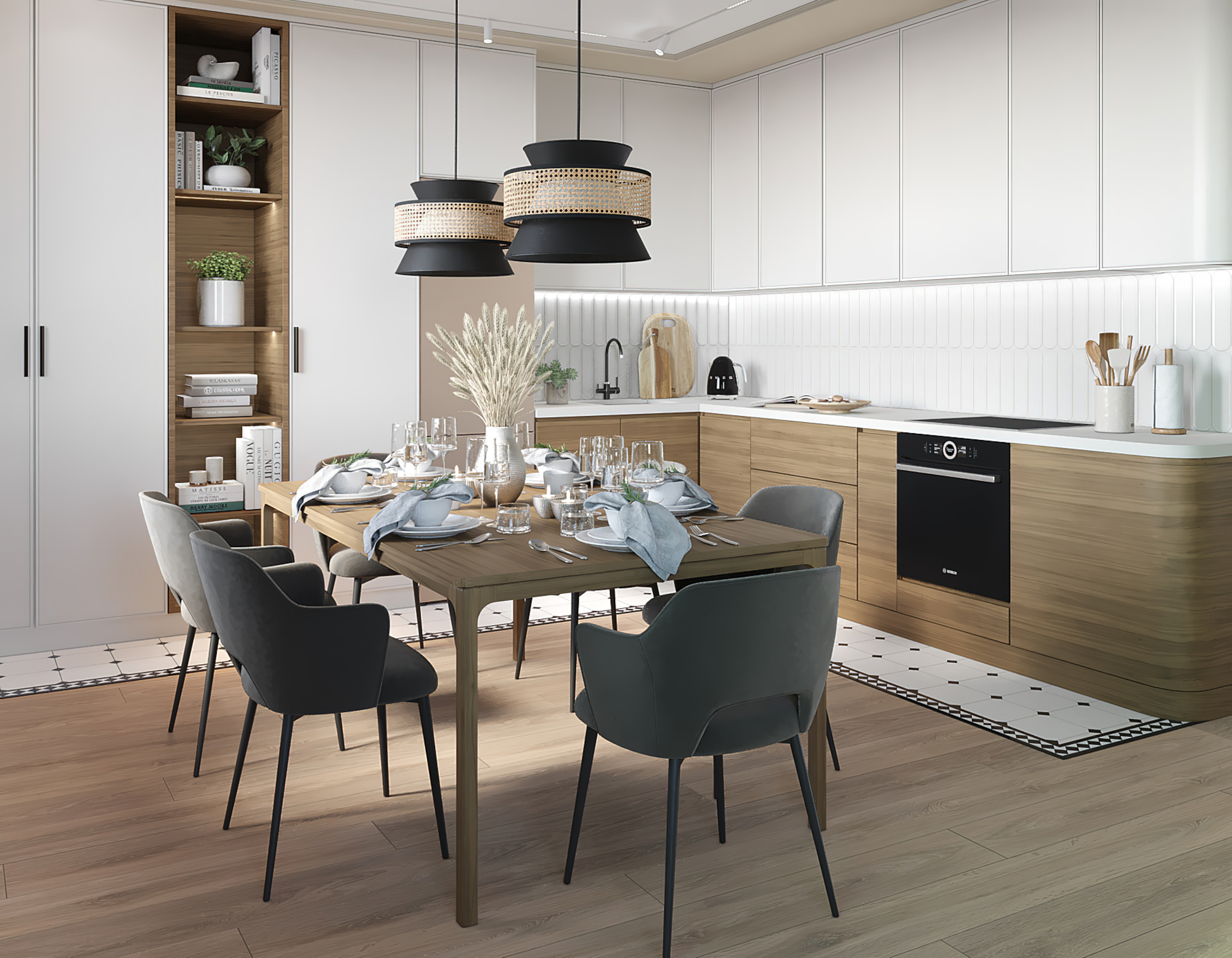 Визуализация квартиры в Санкт-Петербурге. — Изображение №1 — 3D на Dprofile