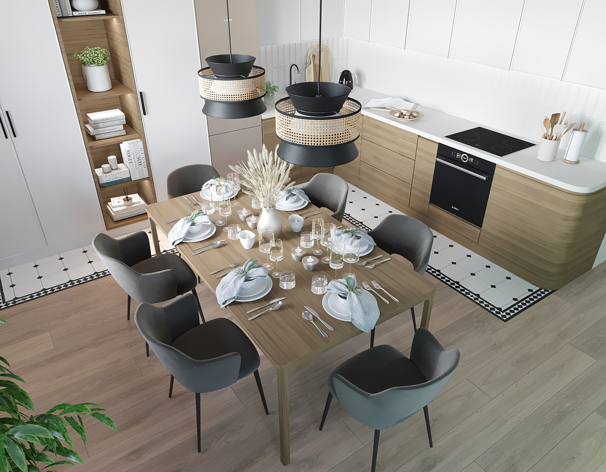 Визуализация квартиры в Санкт-Петербурге. — Изображение №6 — 3D на Dprofile