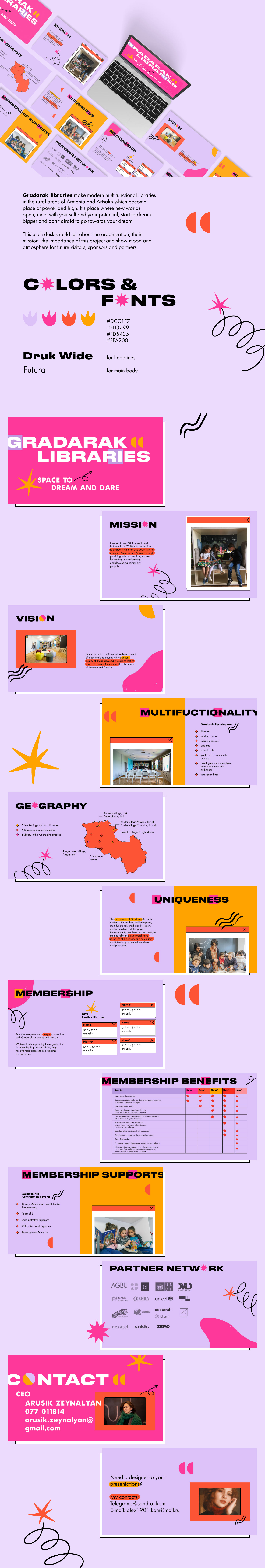 Gradarak Libraries | Pitch deсk — Изображение №1 — Интерфейсы на Dprofile