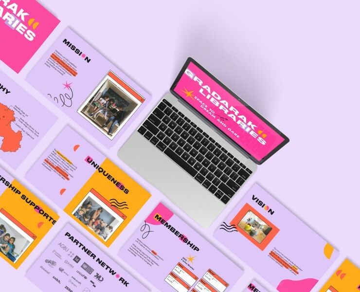 Gradarak Libraries | Pitch deсk — Интерфейсы на Dprofile