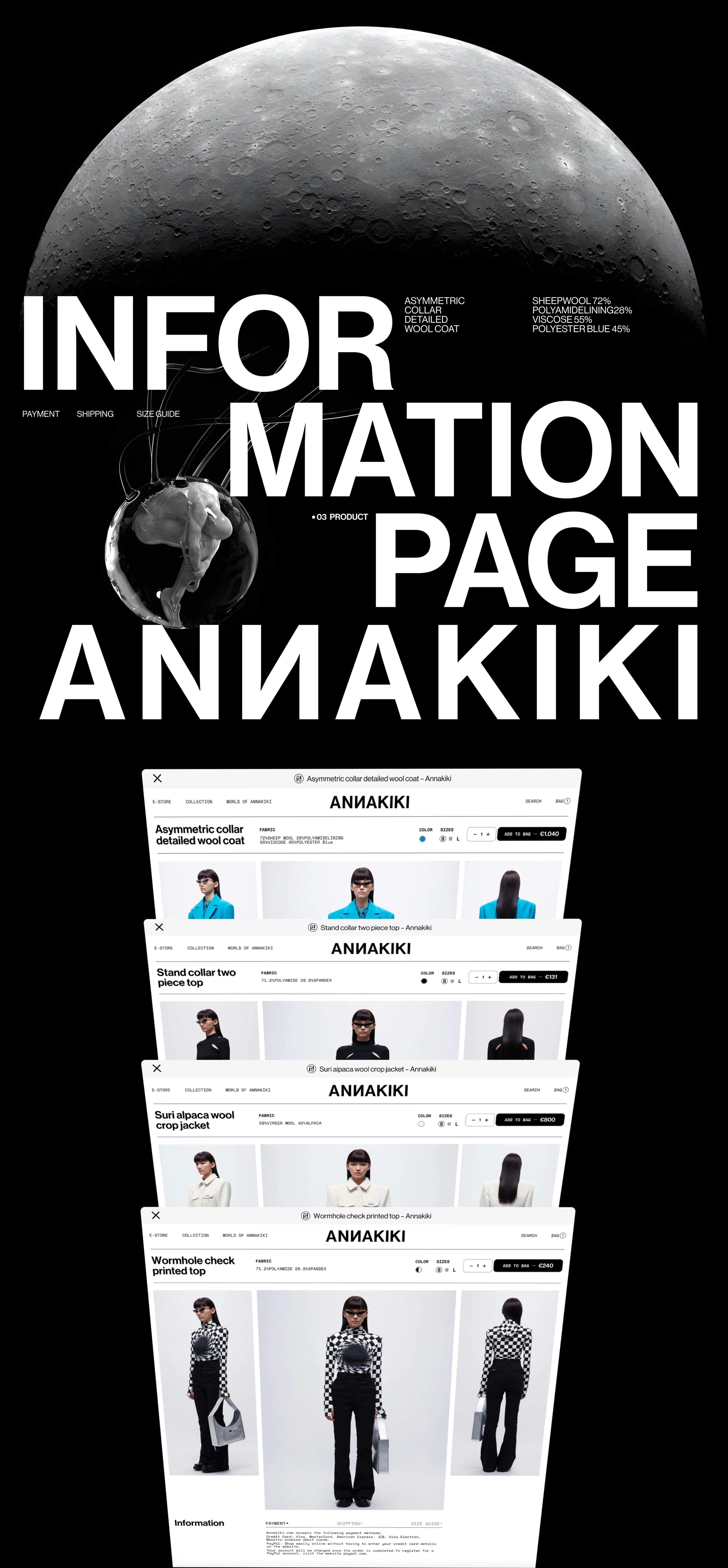 ANNAKIKI | E-commerce — Изображение №10 — Интерфейсы, Анимация на Dprofile