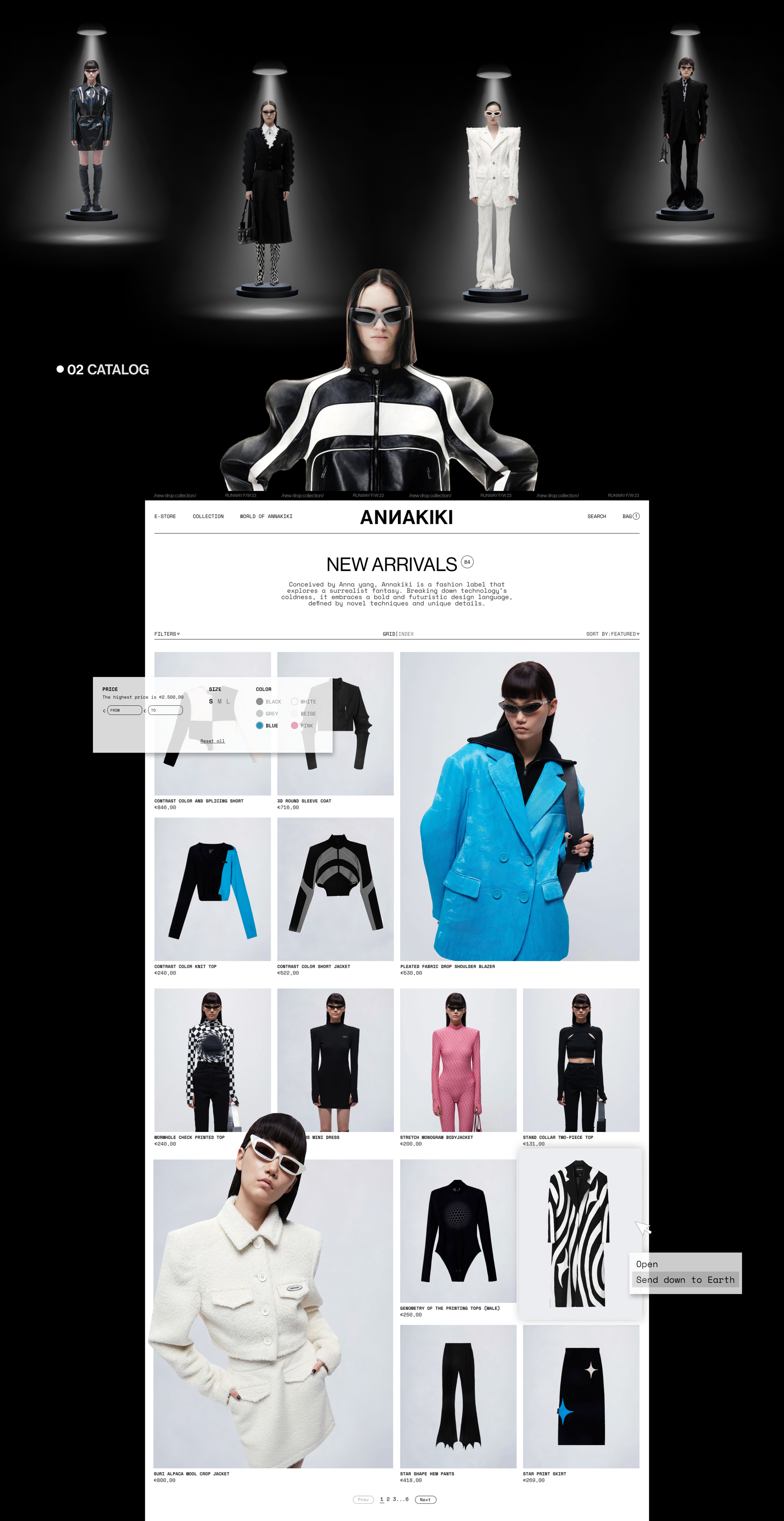 ANNAKIKI | E-commerce — Изображение №9 — Интерфейсы, Анимация на Dprofile