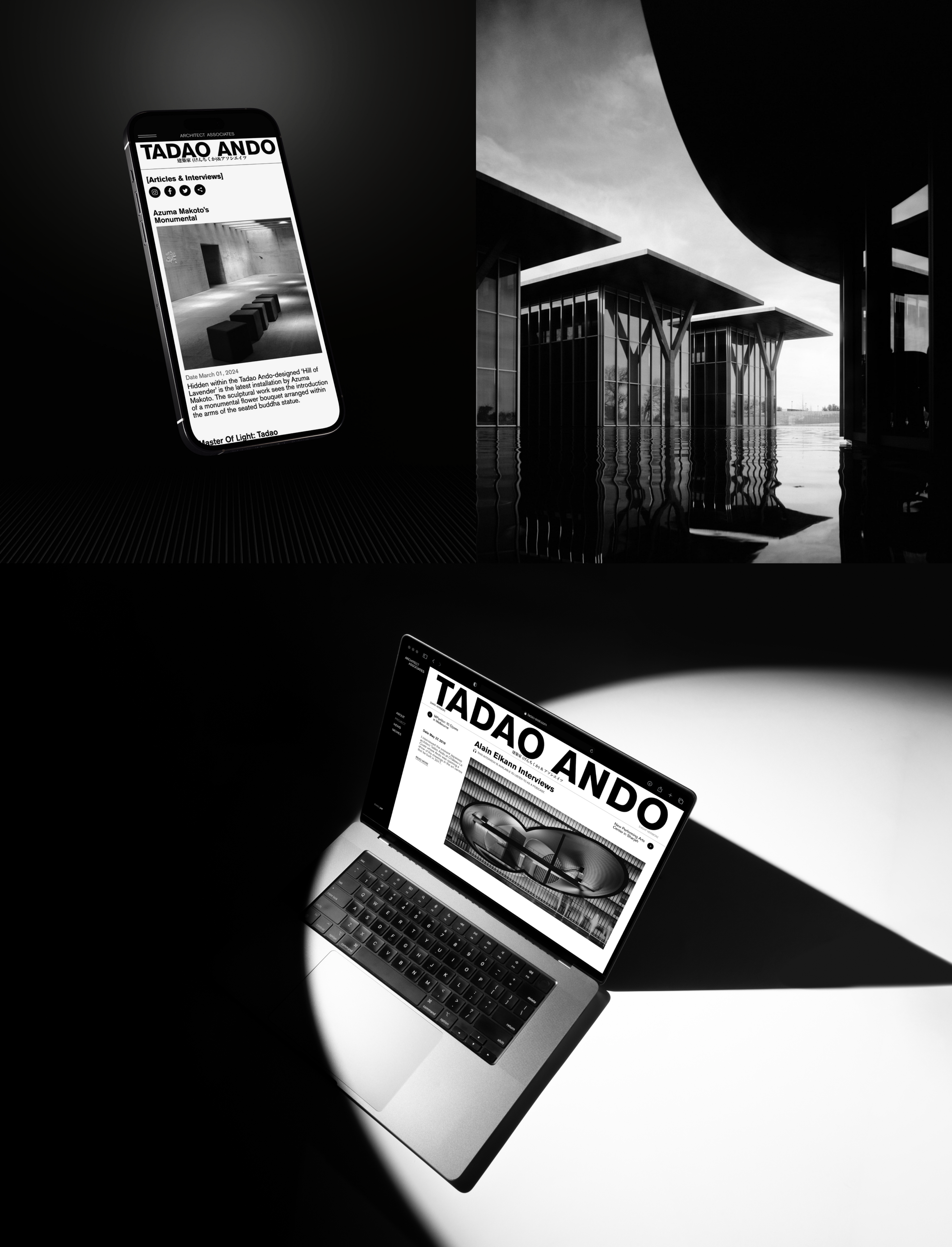 Tadao Ando | Corporate — Изображение №13 — Интерфейсы на Dprofile