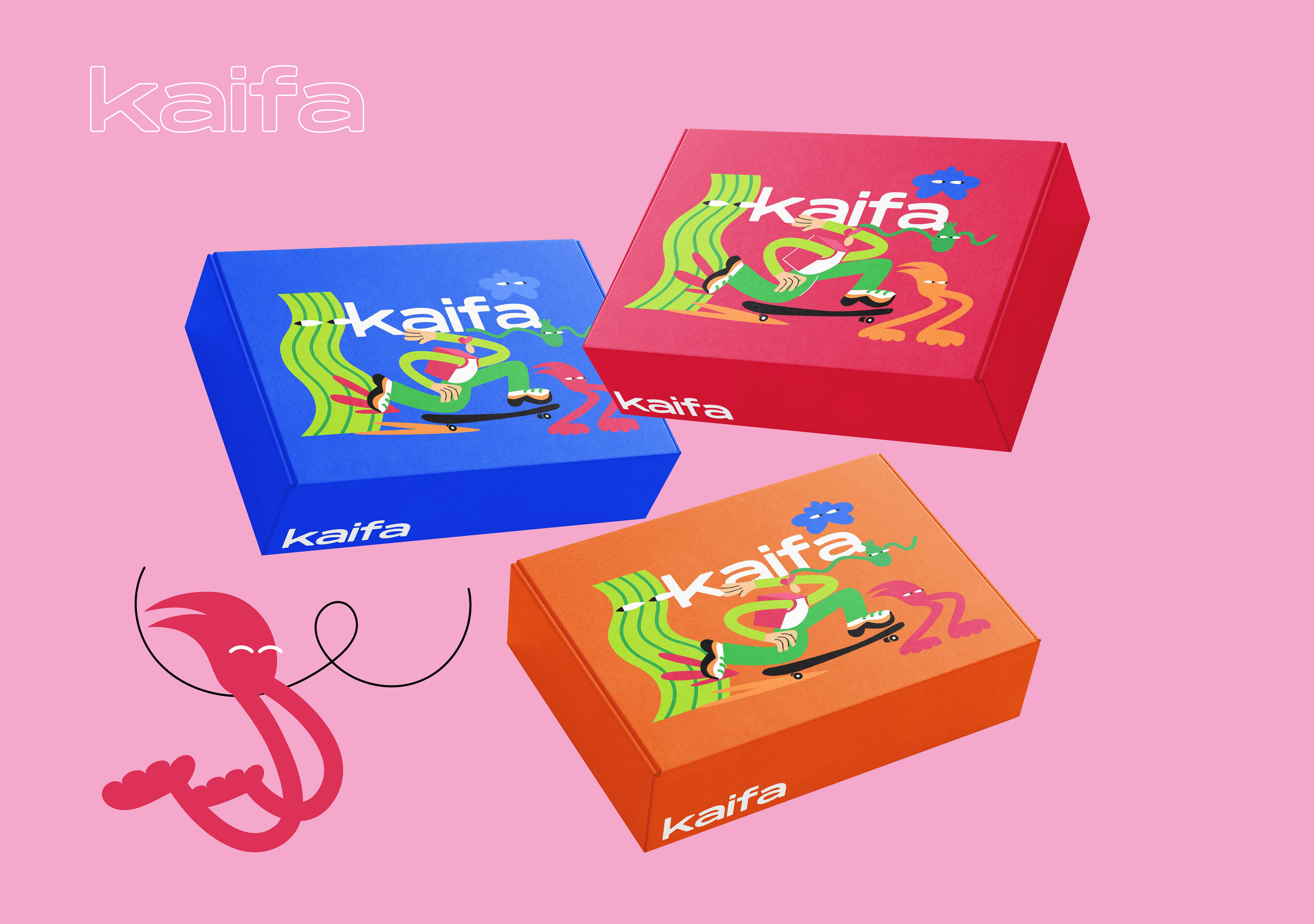 Айдентика с иллюстрациями KAIFA — Изображение №9 — Иллюстрация, Графика на Dprofile