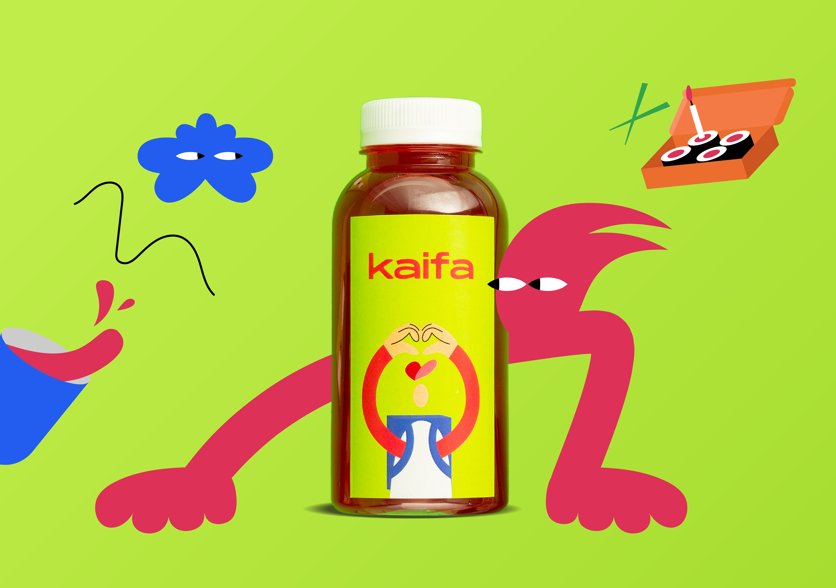 Айдентика с иллюстрациями KAIFA — Изображение №4 — Иллюстрация, Графика на Dprofile