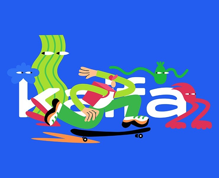 Айдентика с иллюстрациями KAIFA — Иллюстрация, Графика на Dprofile