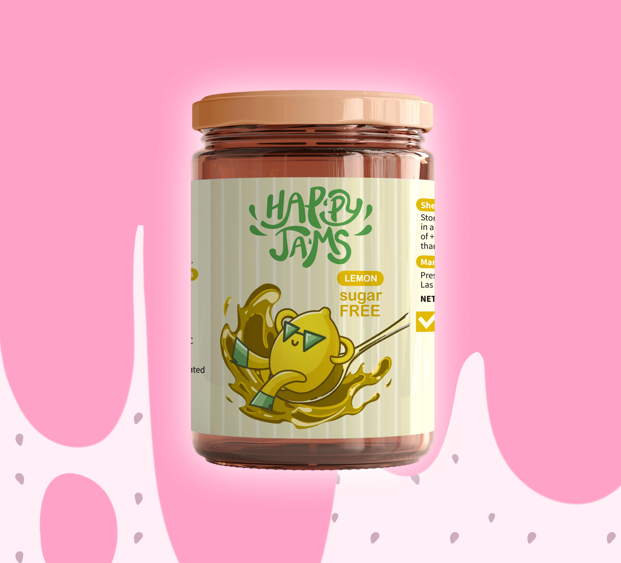 Packaging Design for HappyJams — Изображение №7 — Брендинг, Иллюстрация на Dprofile