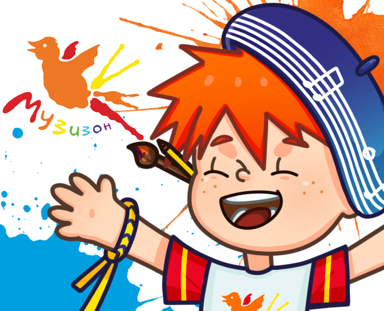 Character Design for art studio | Маскот для арт-студии — Брендинг, Иллюстрация на Dprofile