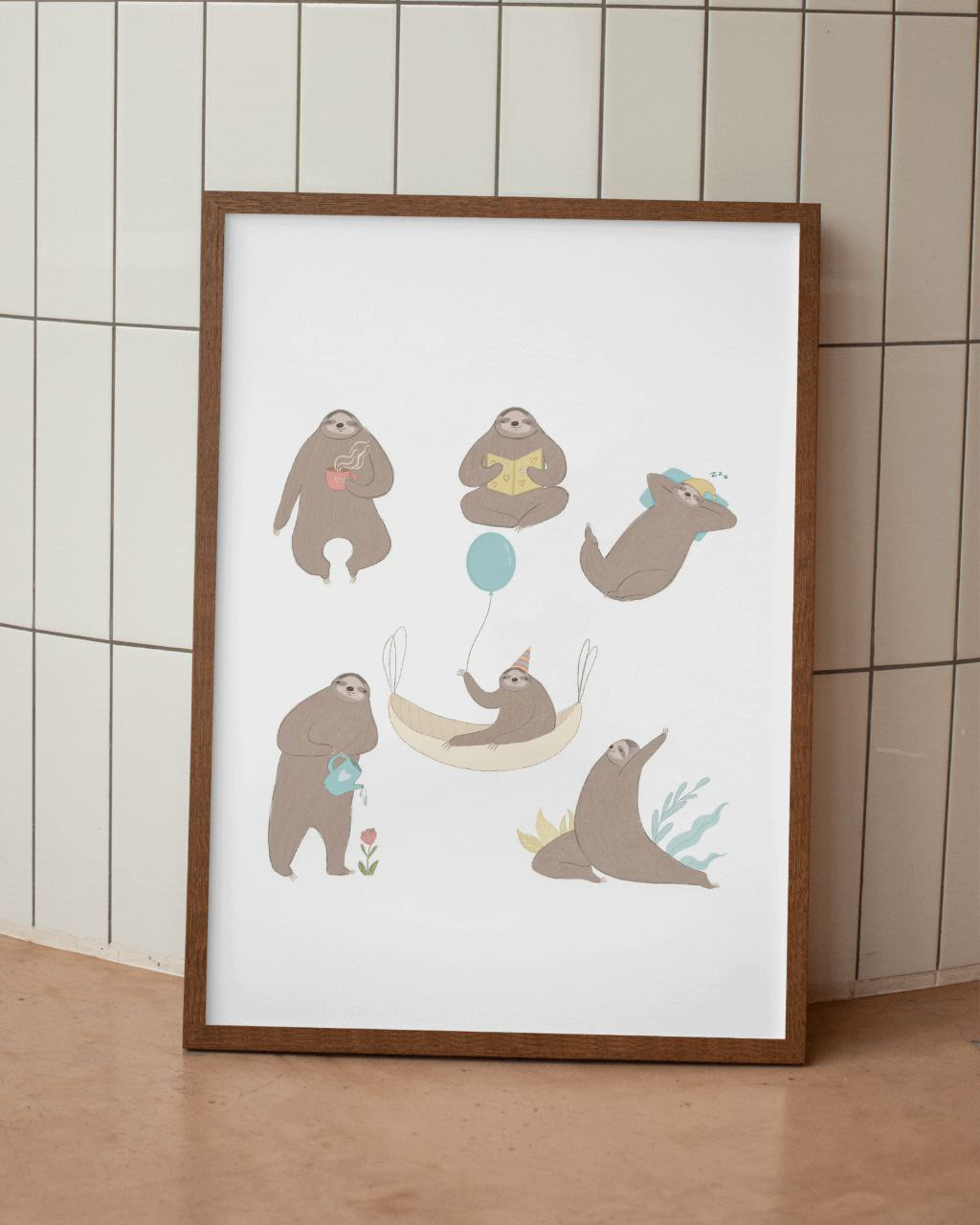 Sloth stickers — Изображение №11 — Иллюстрация на Dprofile
