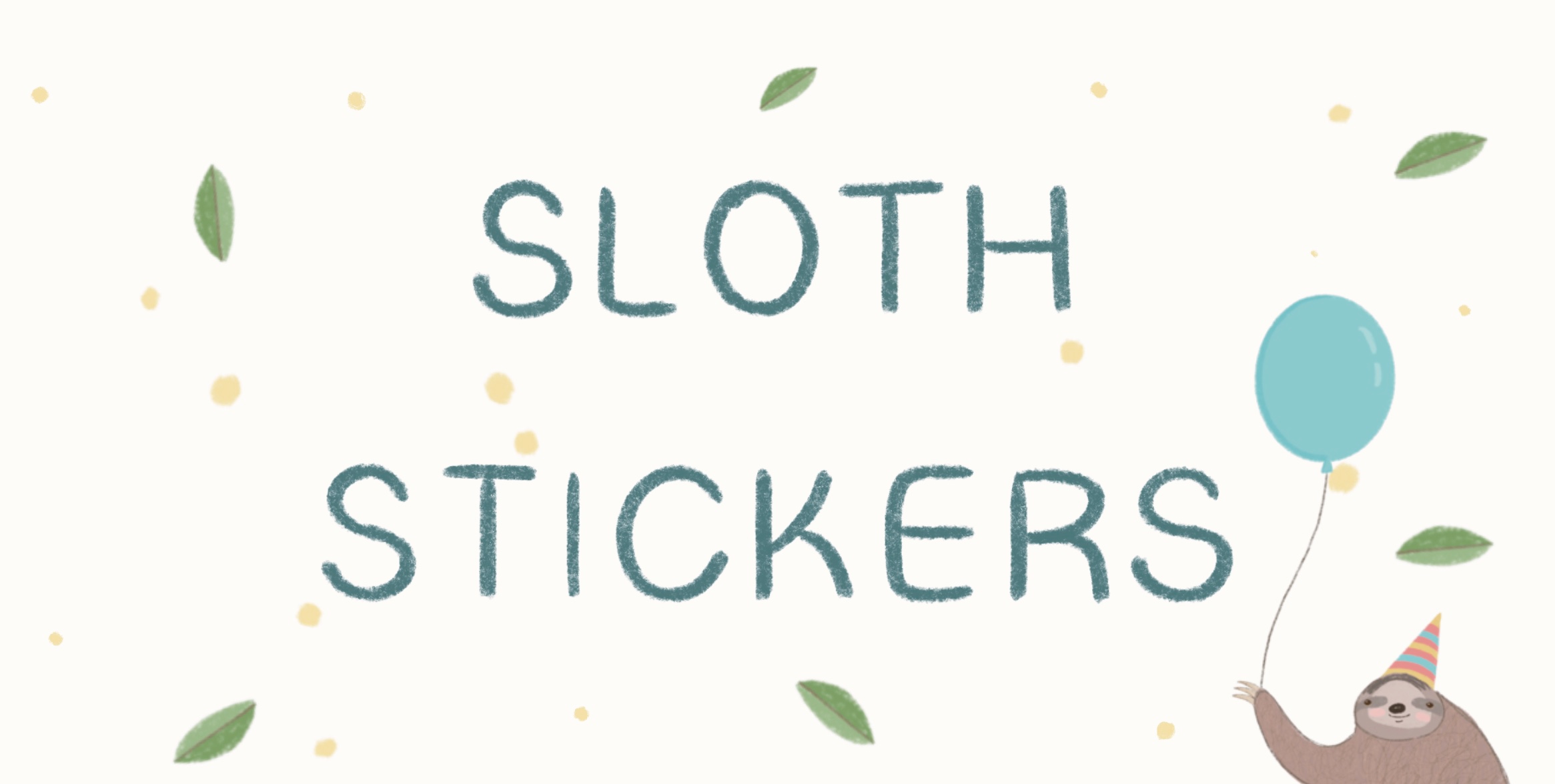 Sloth stickers — Изображение №1 — Иллюстрация на Dprofile