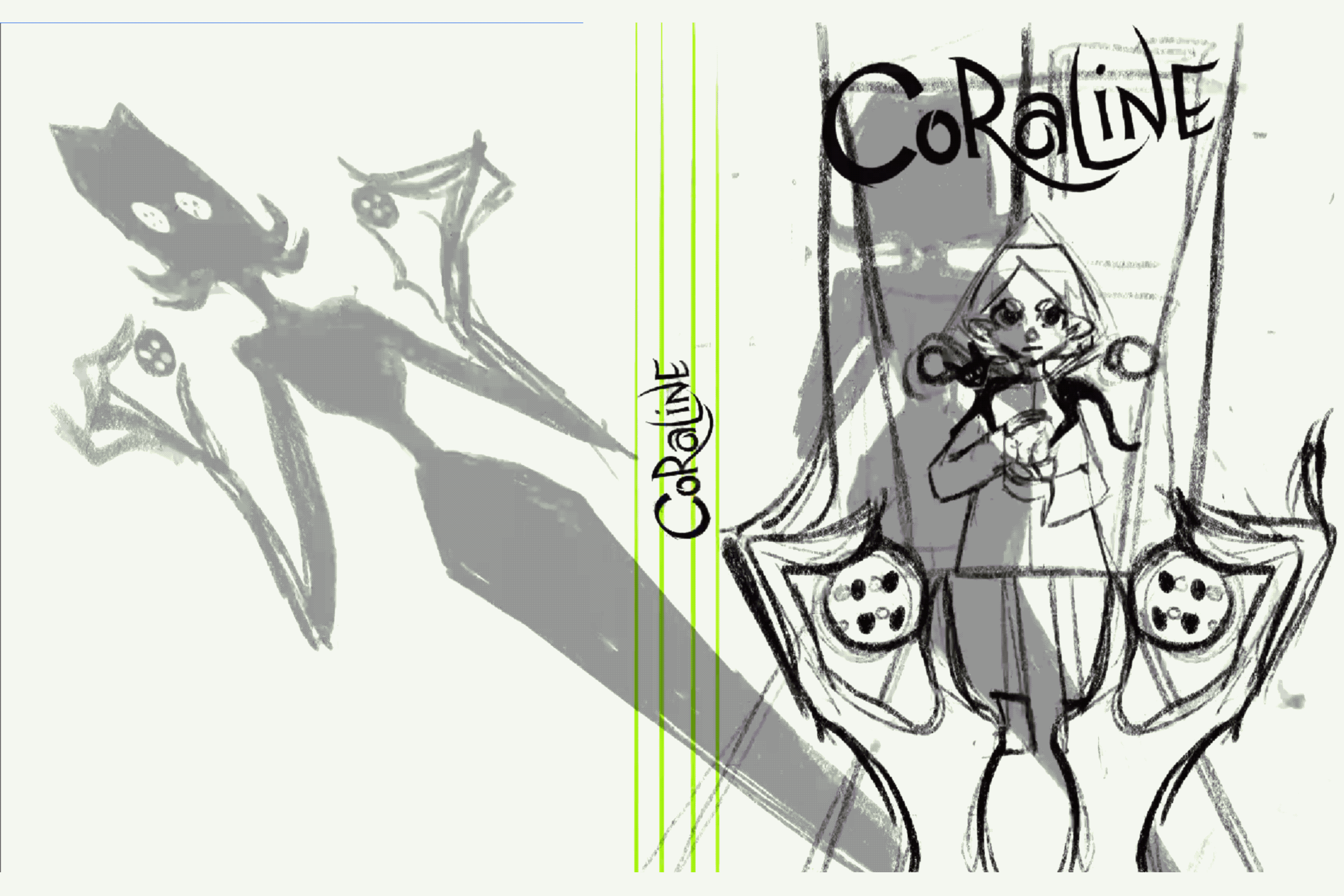 Book cover illustration (Harry Potter,Coraline,Puss) — Изображение №8 — Иллюстрация на Dprofile