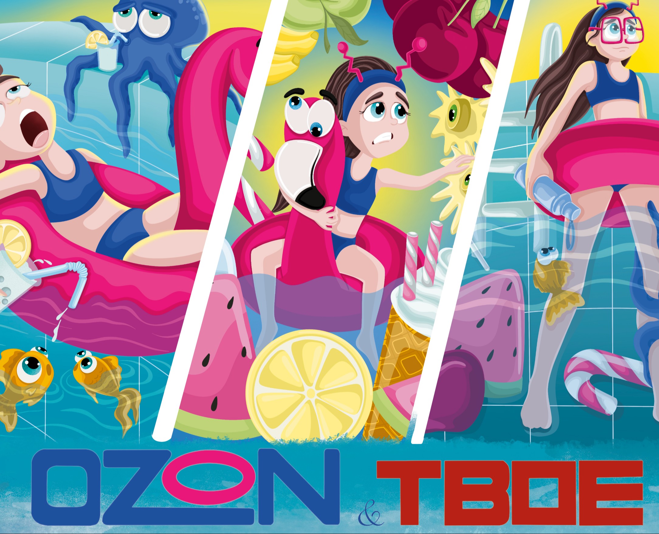 Принты для Ozon и ТВОЕ — Брендинг, Иллюстрация на Dprofile