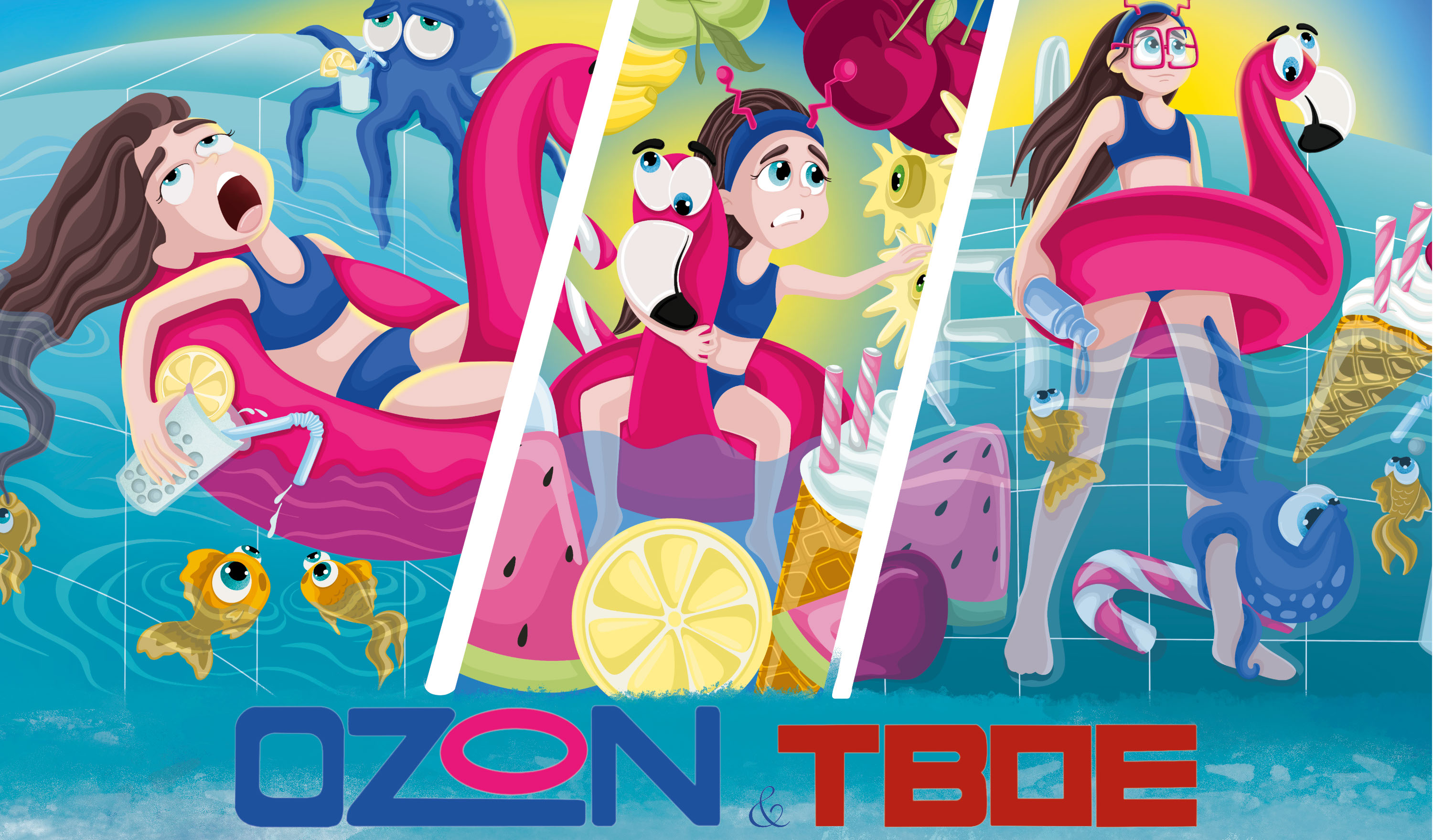 Принты для Ozon и ТВОЕ — Изображение №1 — Брендинг, Иллюстрация на Dprofile