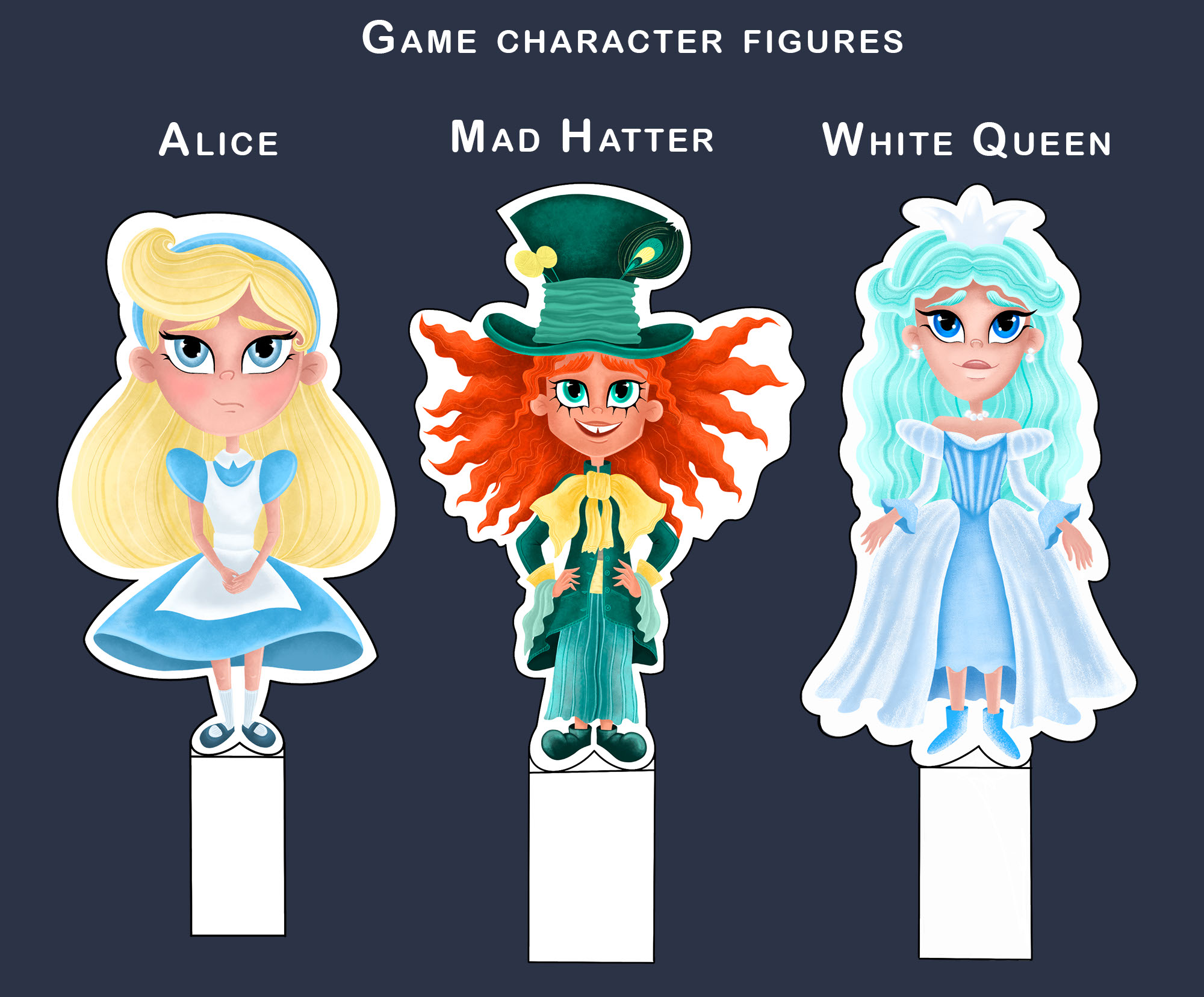 Board Game Alice in Wonderland — Изображение №9 — Иллюстрация на Dprofile