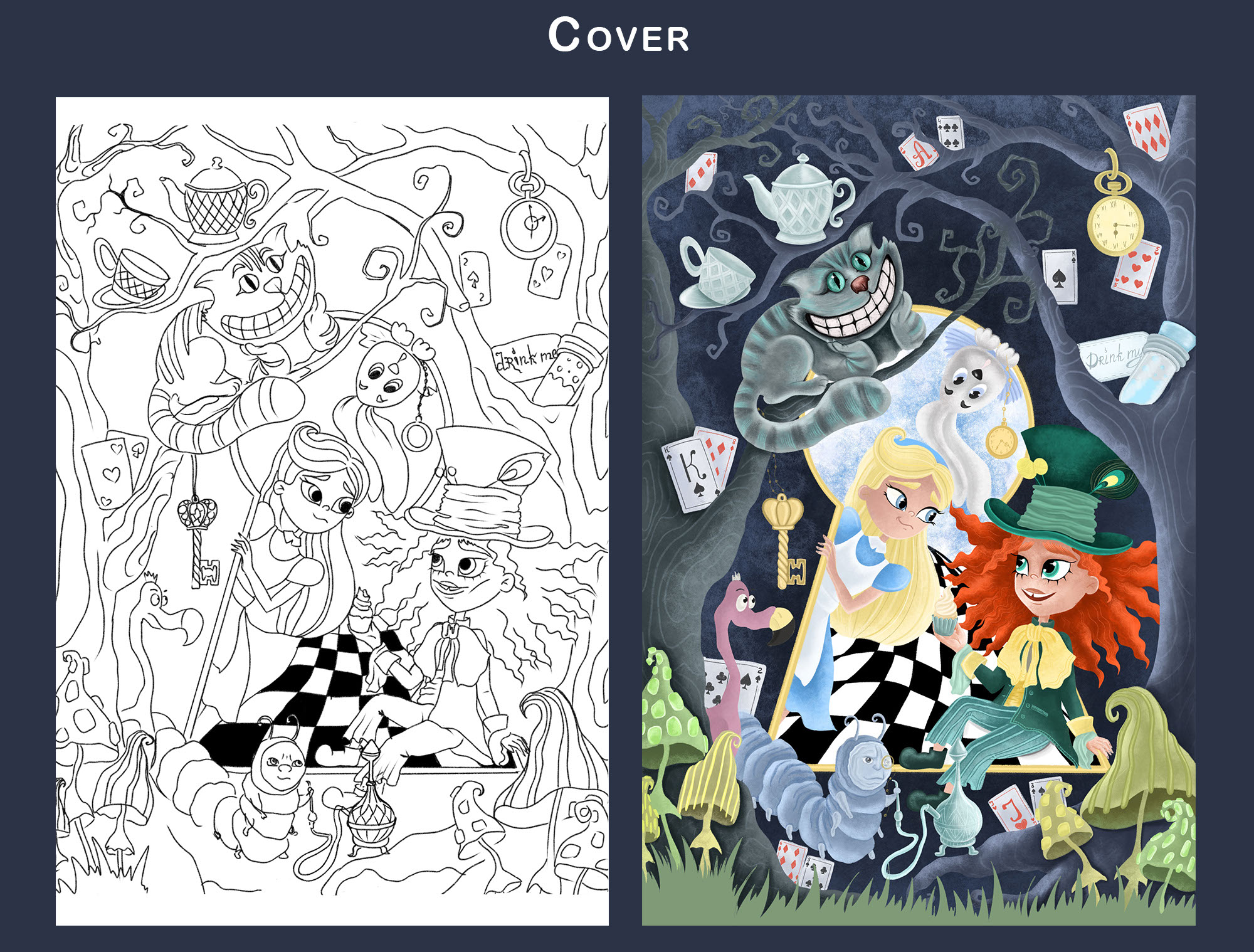 Board Game Alice in Wonderland — Изображение №7 — Иллюстрация на Dprofile