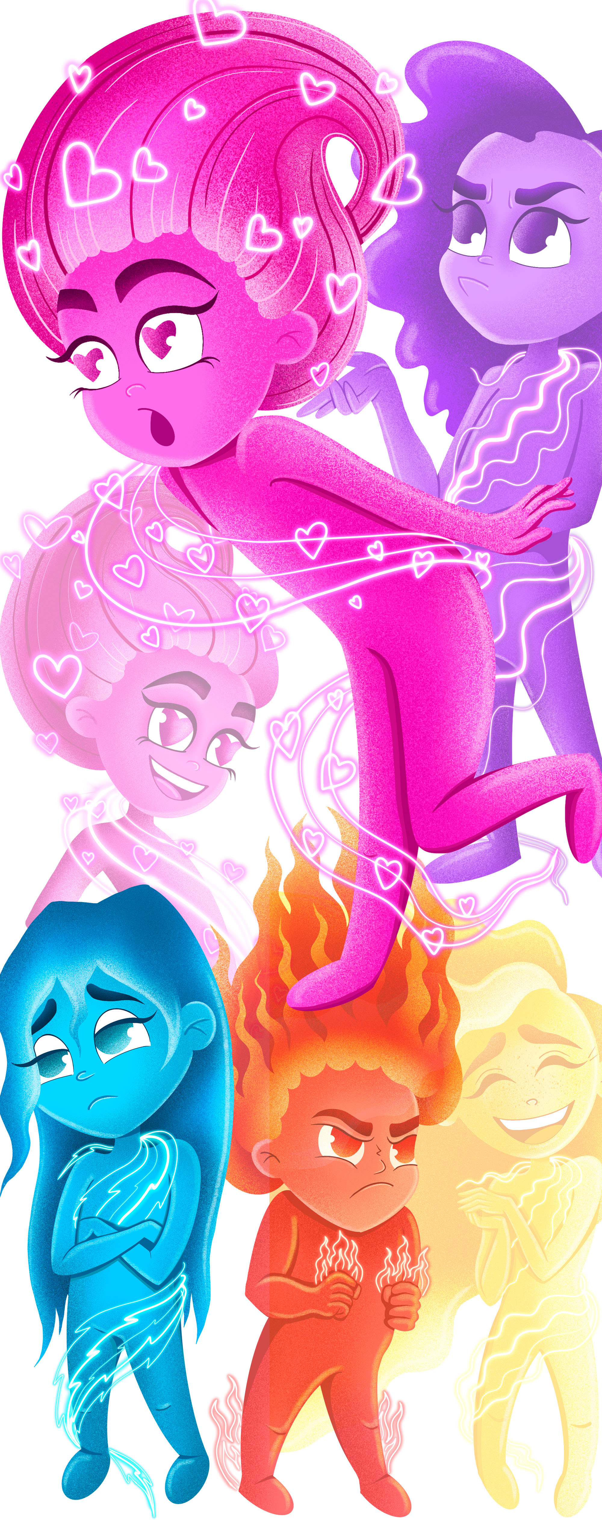 Character design humanization of emotions — Изображение №12 — Иллюстрация на Dprofile