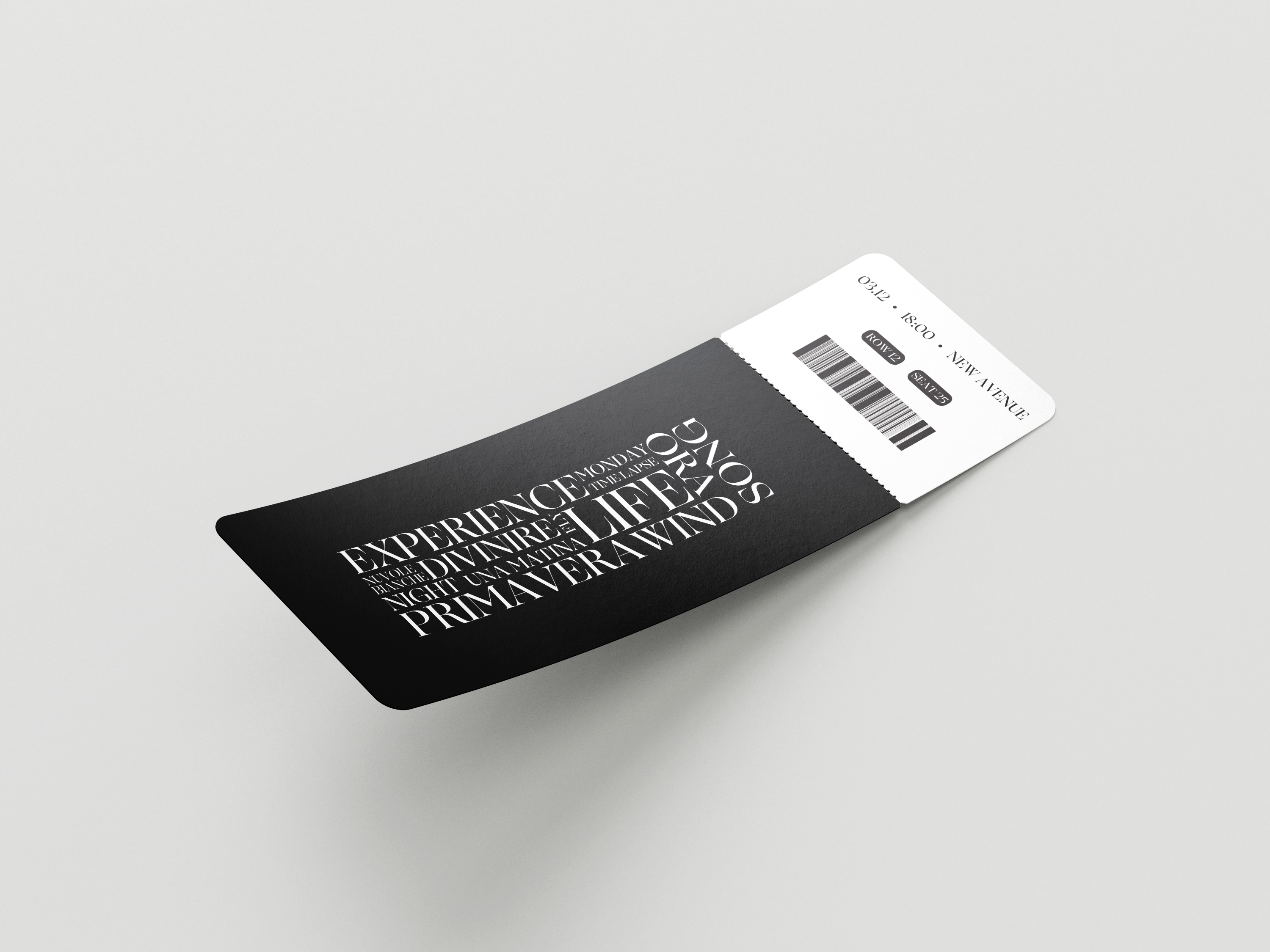 Concert ticket — Изображение №2 — Графика на Dprofile