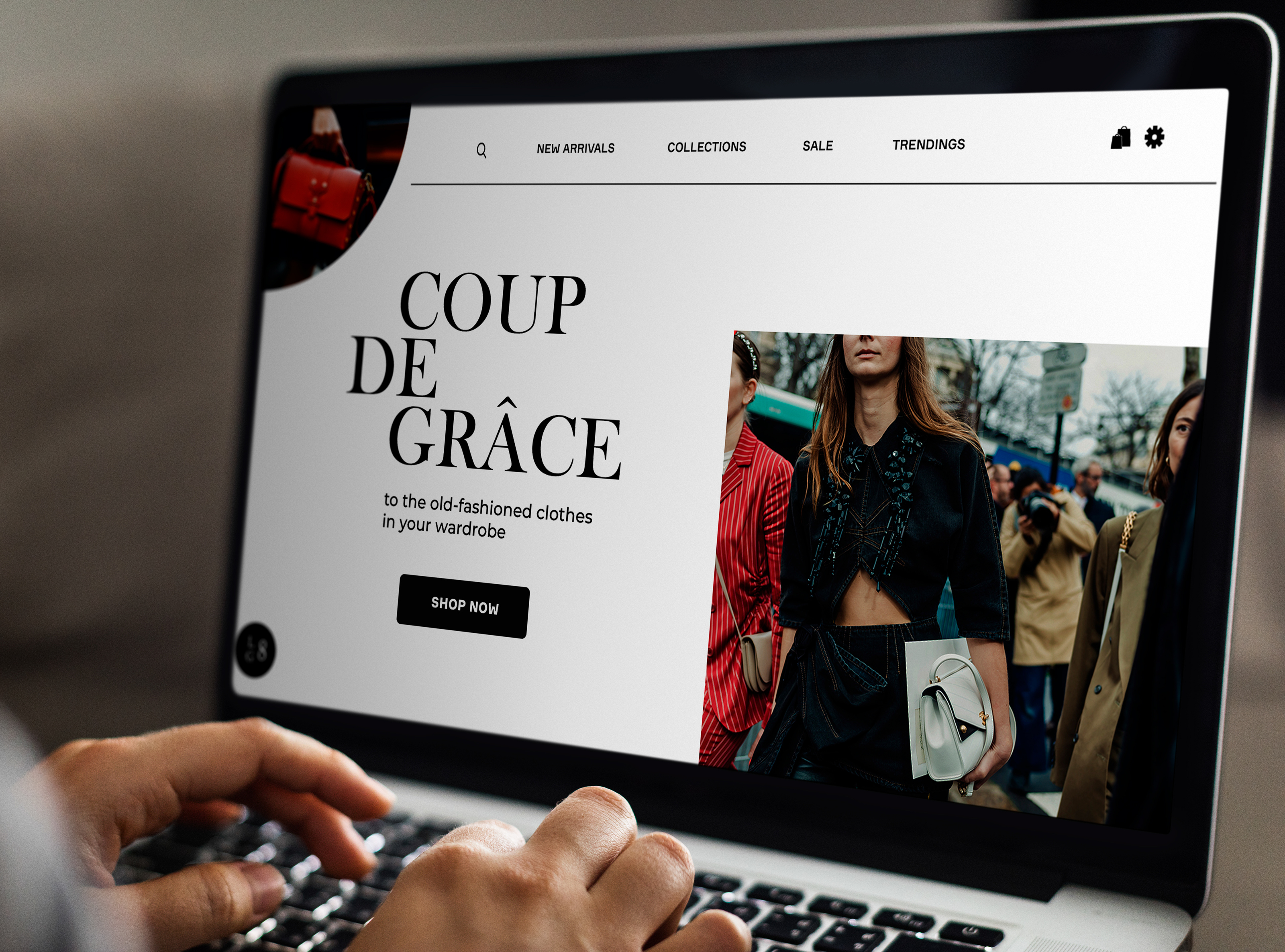 Fashion shop landing page — Изображение №1 — Интерфейсы на Dprofile