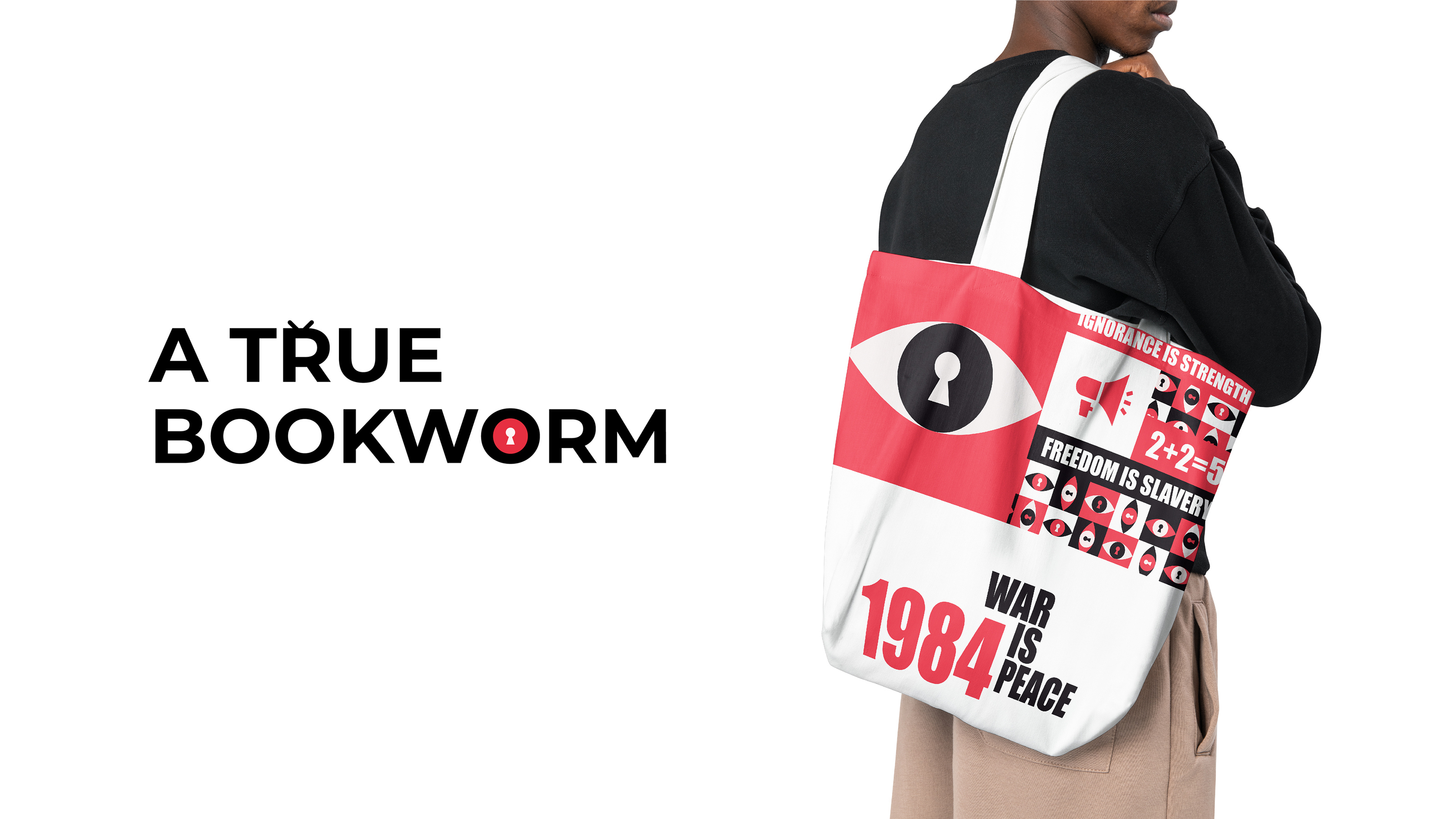 TrueBookwarm Tote Bag Design — Изображение №1 — Иллюстрация, Графика на Dprofile