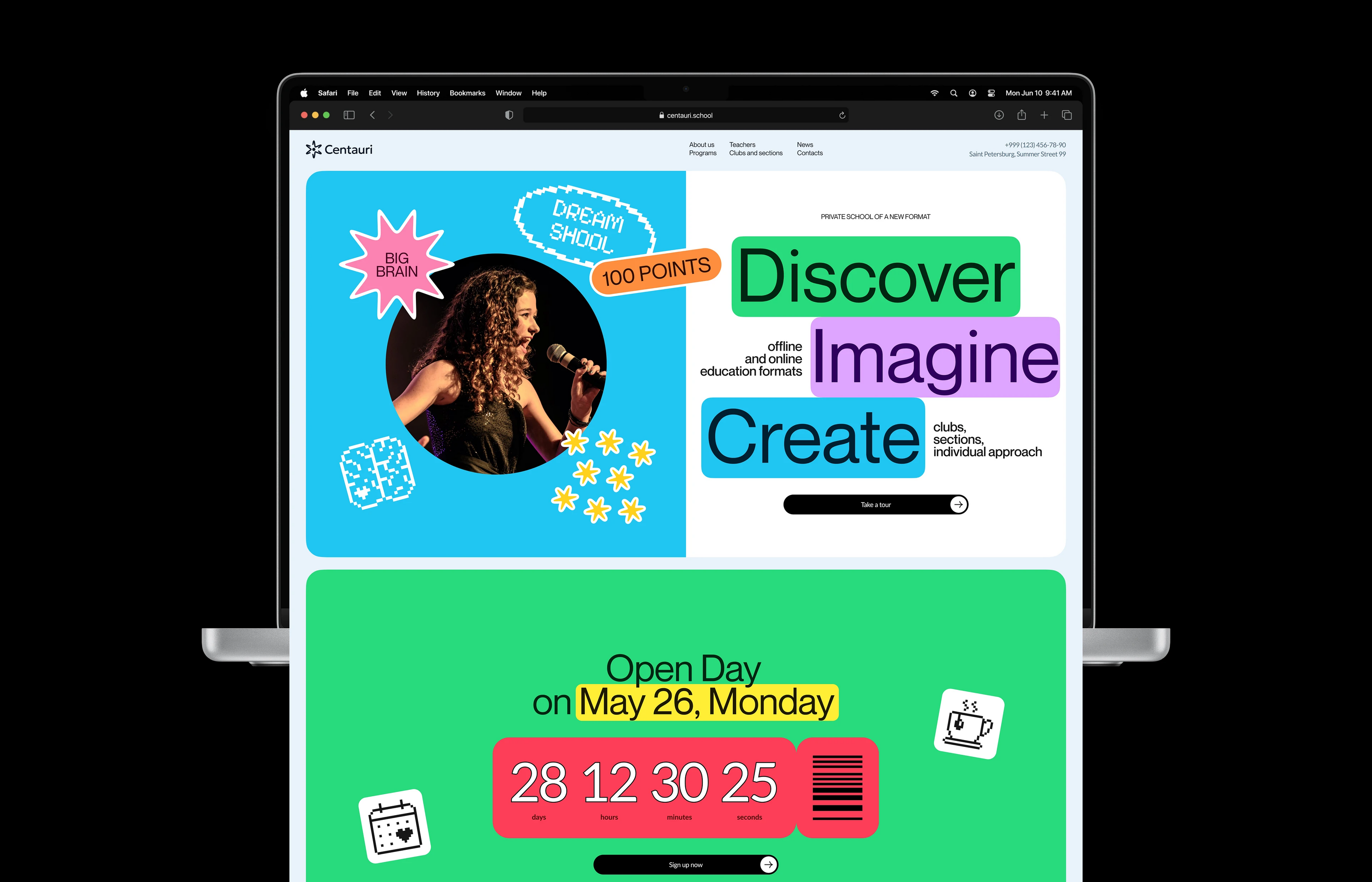 Centauri | Corporate Website Design — Изображение №4 — Интерфейсы, Брендинг на Dprofile