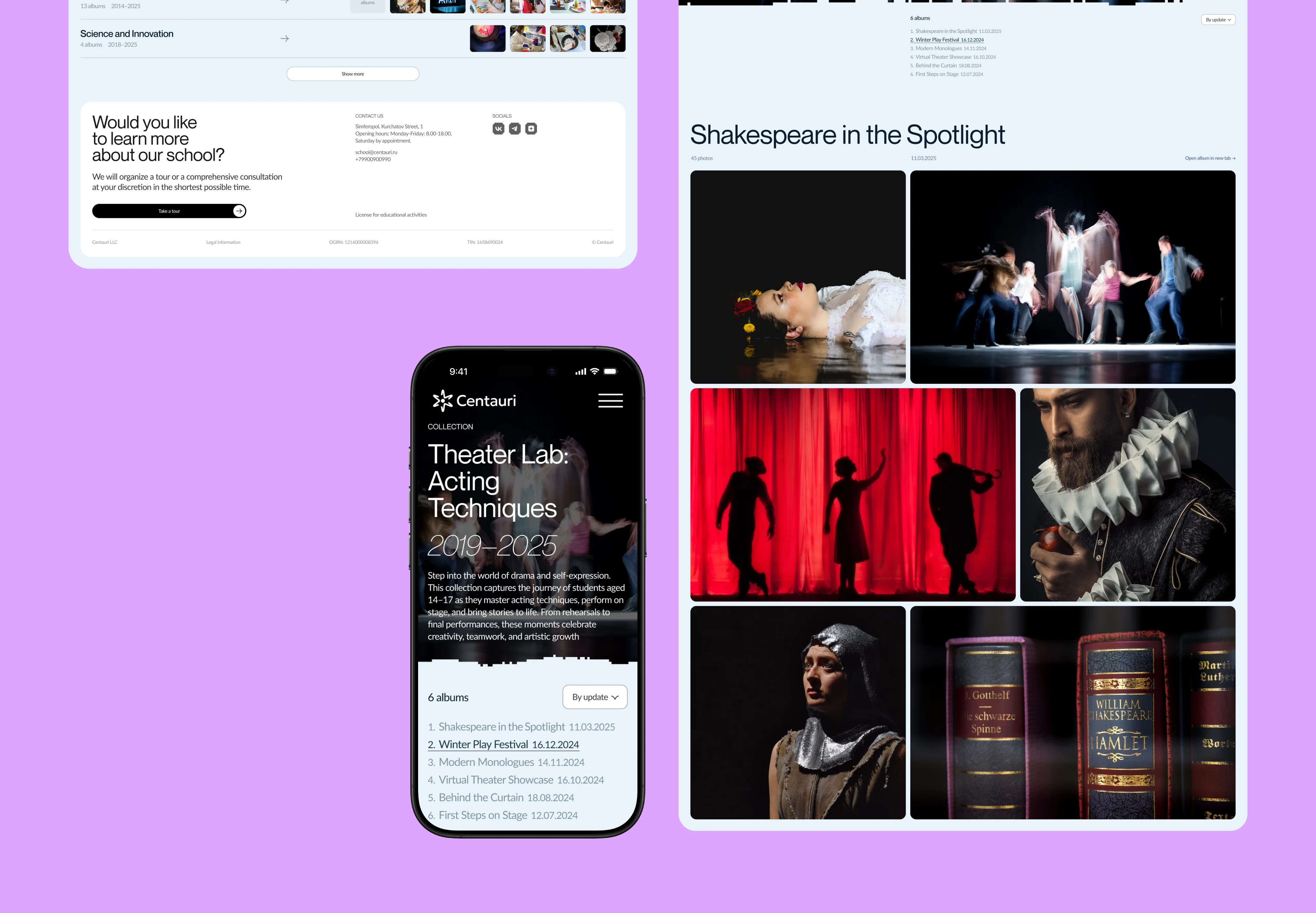Centauri | Corporate Website Design — Изображение №20 — Интерфейсы, Брендинг на Dprofile