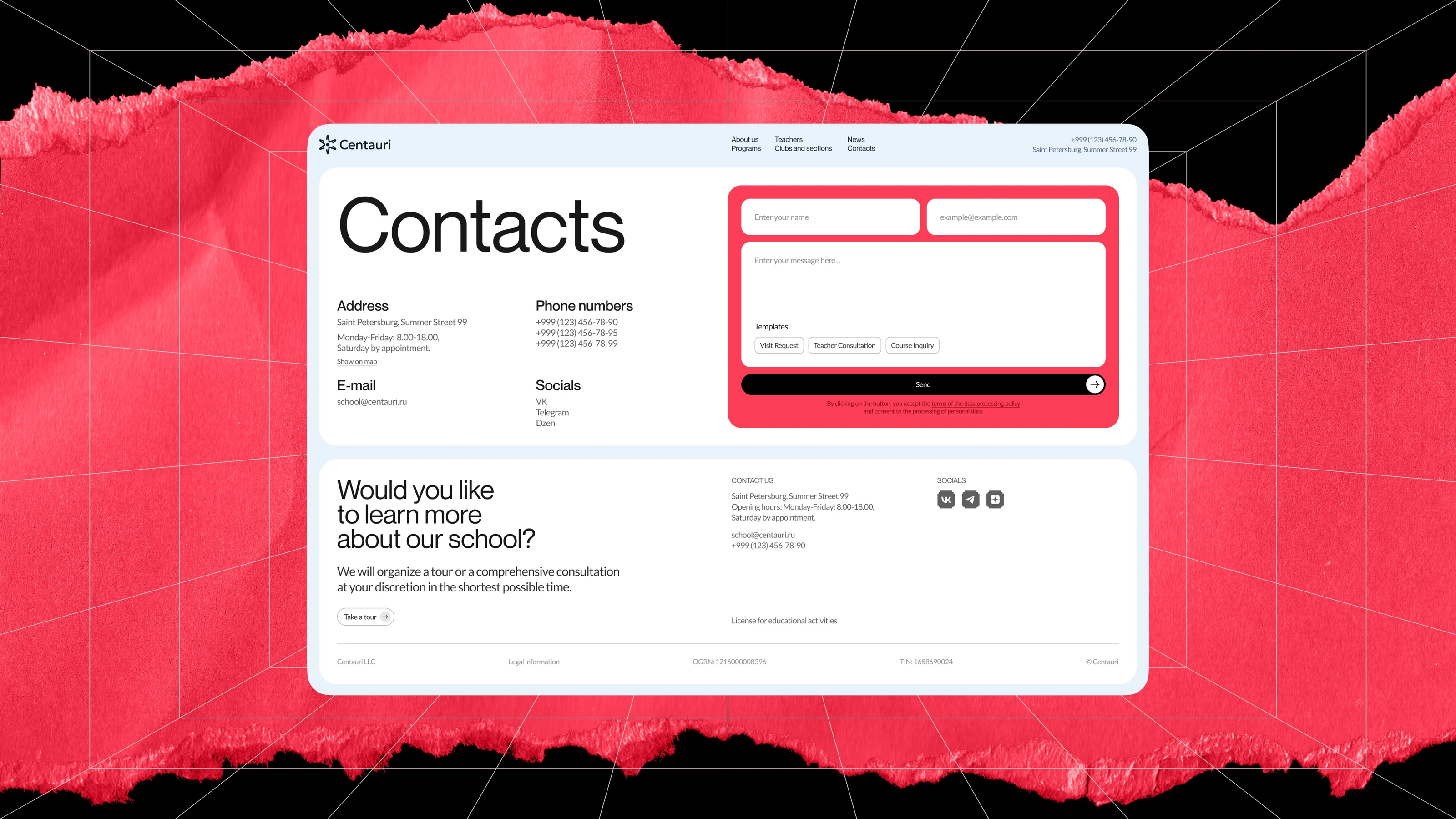 Centauri | Corporate Website Design — Изображение №21 — Интерфейсы, Брендинг на Dprofile