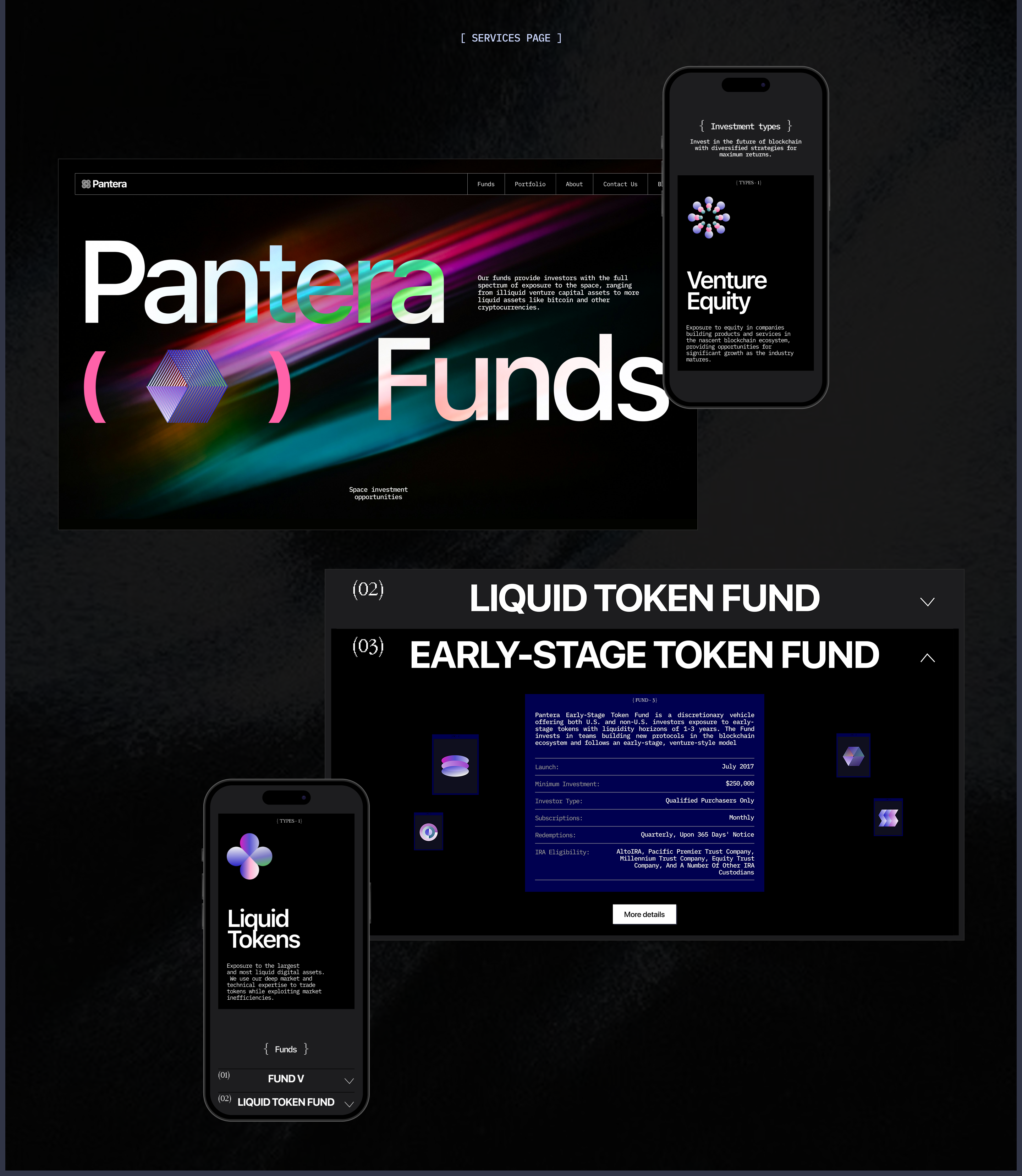 PANTERA CAPITAL | CORPORATE WEBSITE — Изображение №5 — Интерфейсы, Брендинг на Dprofile