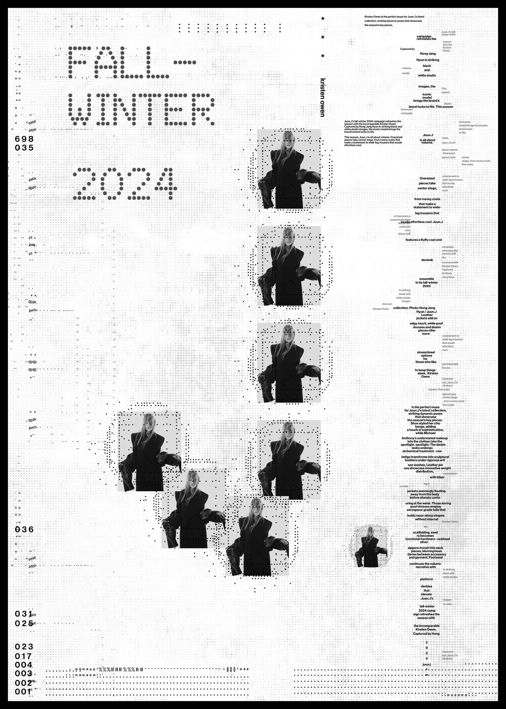 POSTERS | JUUN.J FW24 — Изображение №7 — Интерфейсы, Графика на Dprofile
