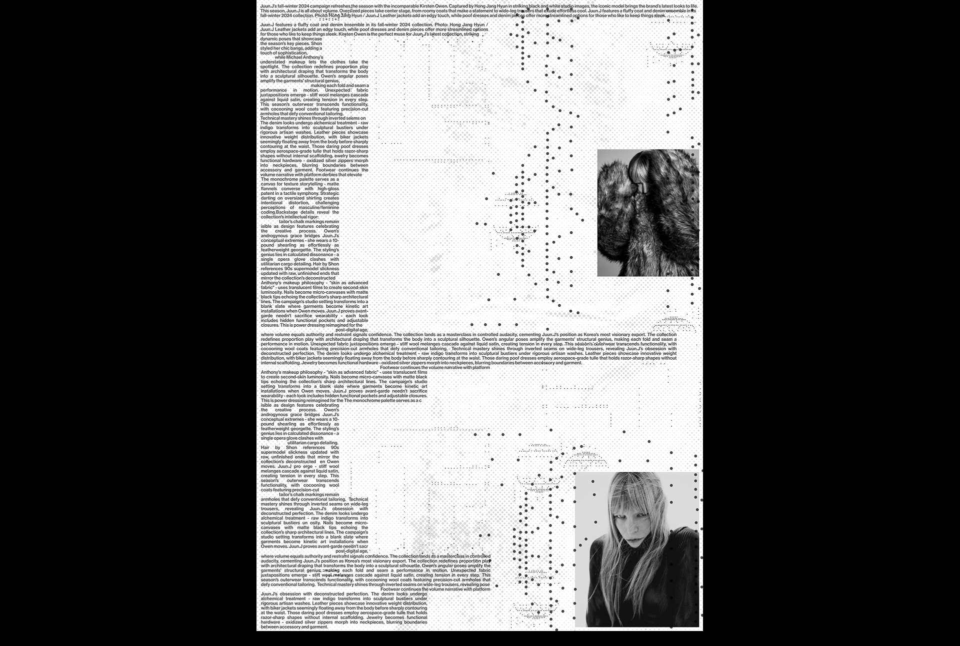 POSTERS | JUUN.J FW24 — Изображение №5 — Интерфейсы, Графика на Dprofile