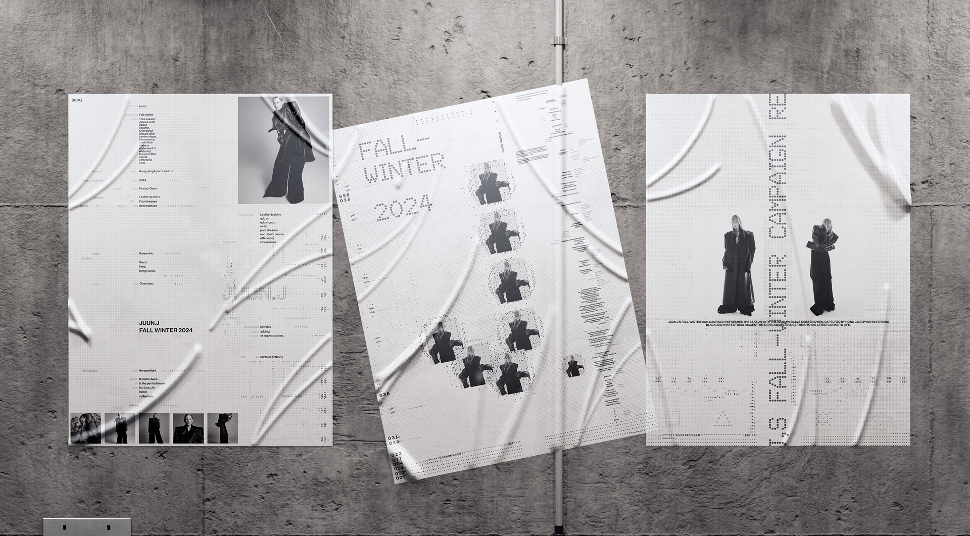 POSTERS | JUUN.J FW24 — Изображение №2 — Интерфейсы, Графика на Dprofile