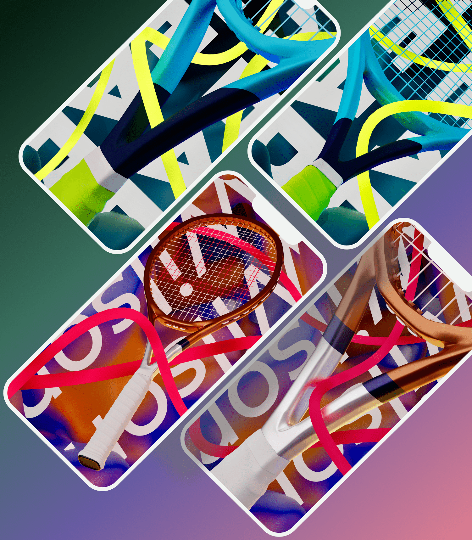 Tennis rackets — Изображение №5 — Графика, 3D на Dprofile