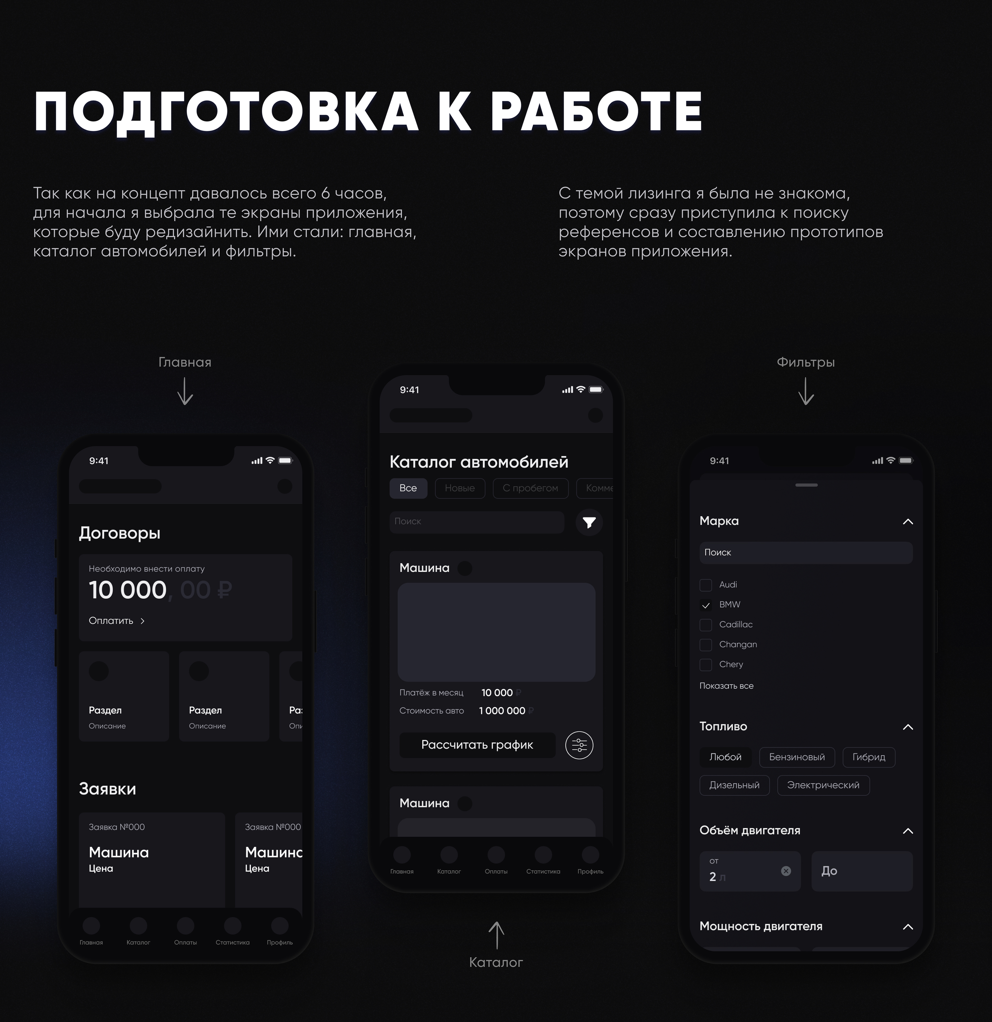 Carcade - мобильное приложение — Изображение №3 — Интерфейсы на Dprofile