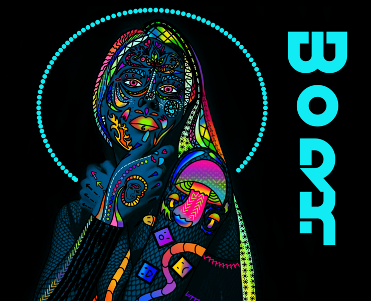 Neon works — Иллюстрация, Графика на Dprofile