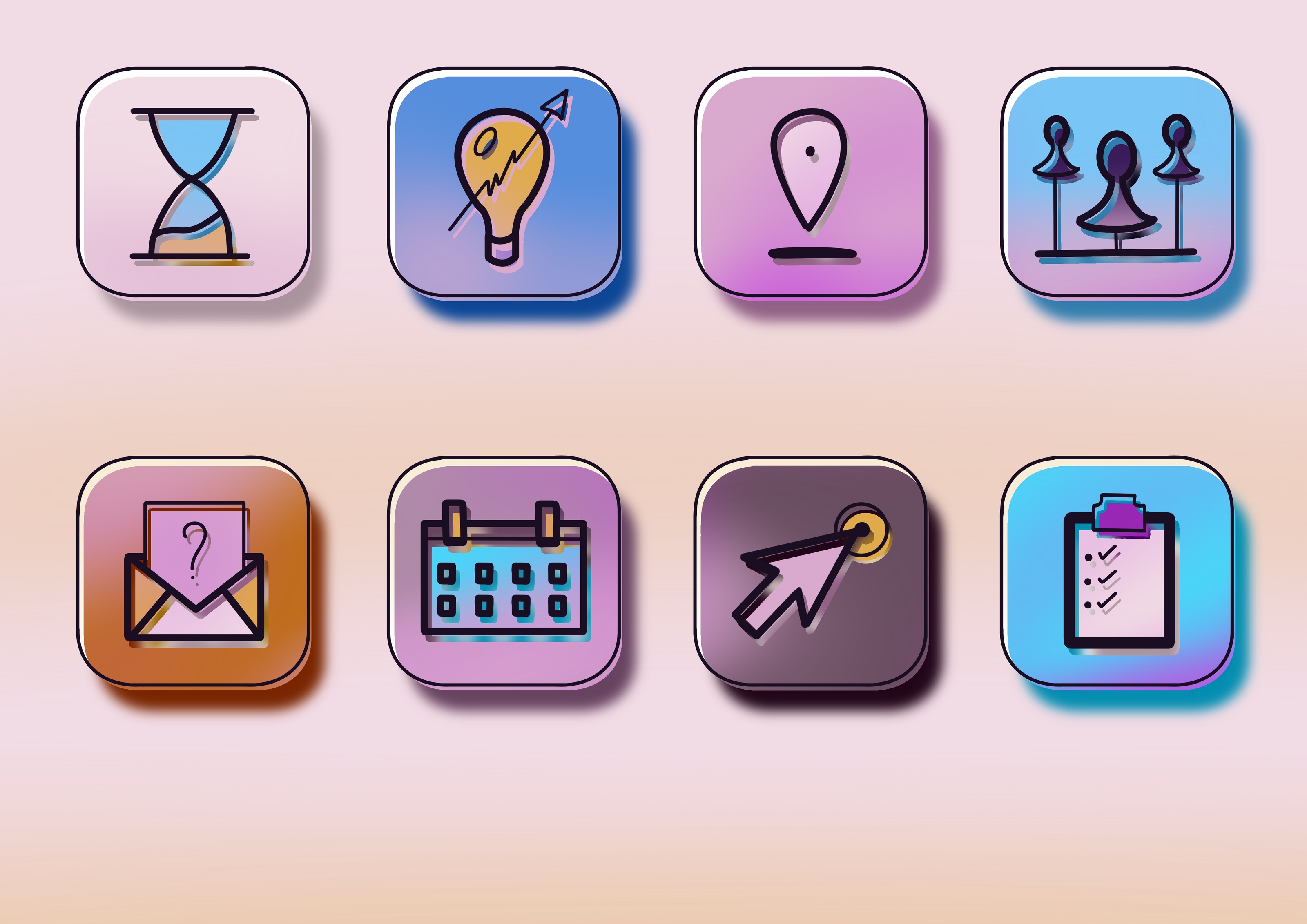 Flat Icons — Изображение №2 — Интерфейсы, Графика на Dprofile