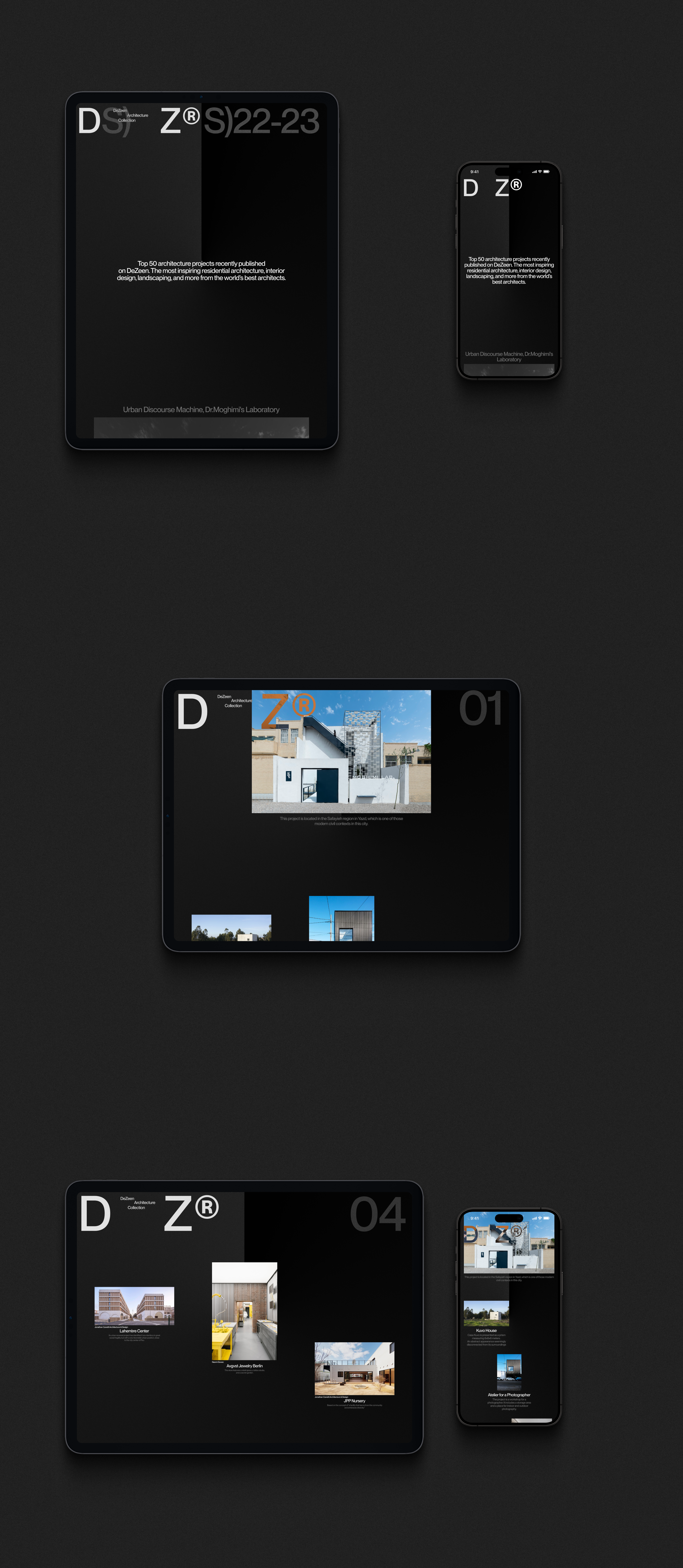DeZeen Magazine Design Concept — Изображение №2 — Интерфейсы на Dprofile
