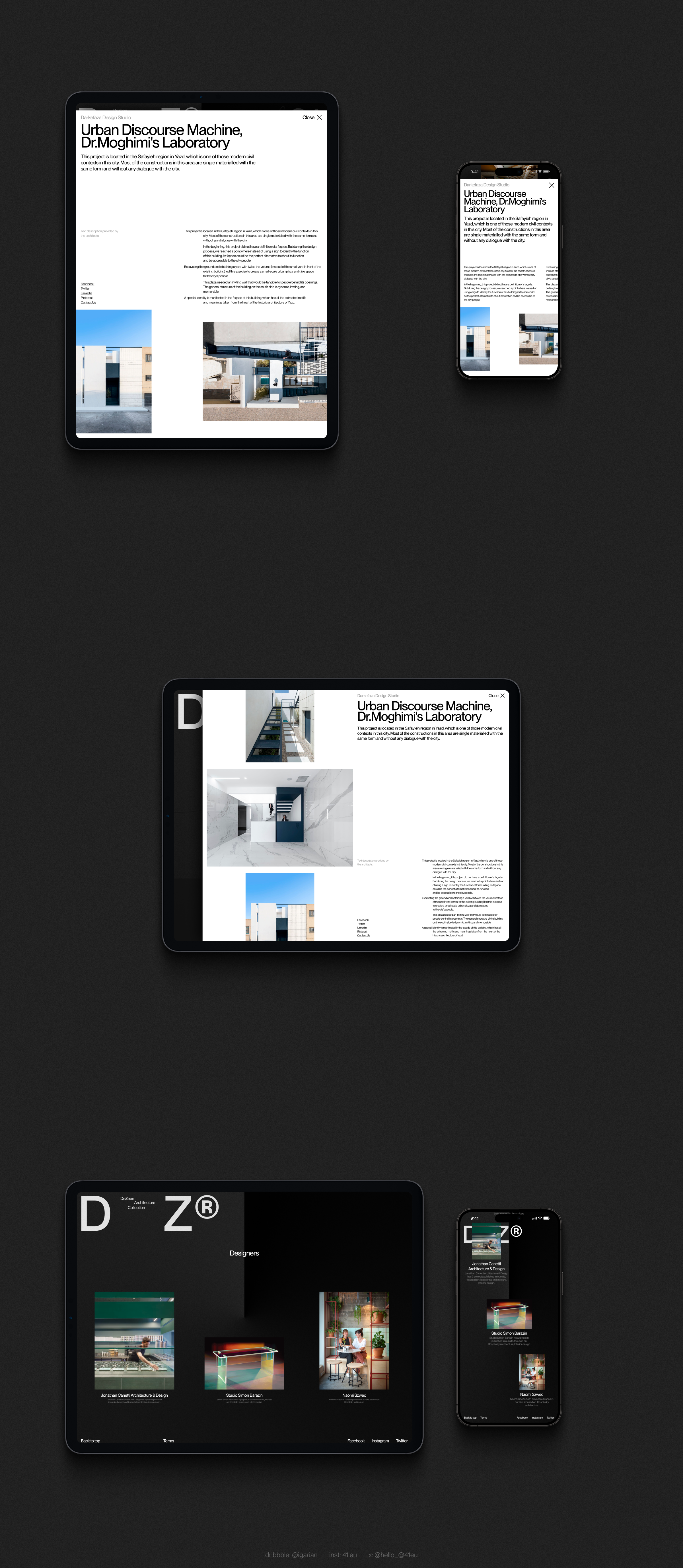 DeZeen Magazine Design Concept — Изображение №6 — Интерфейсы на Dprofile