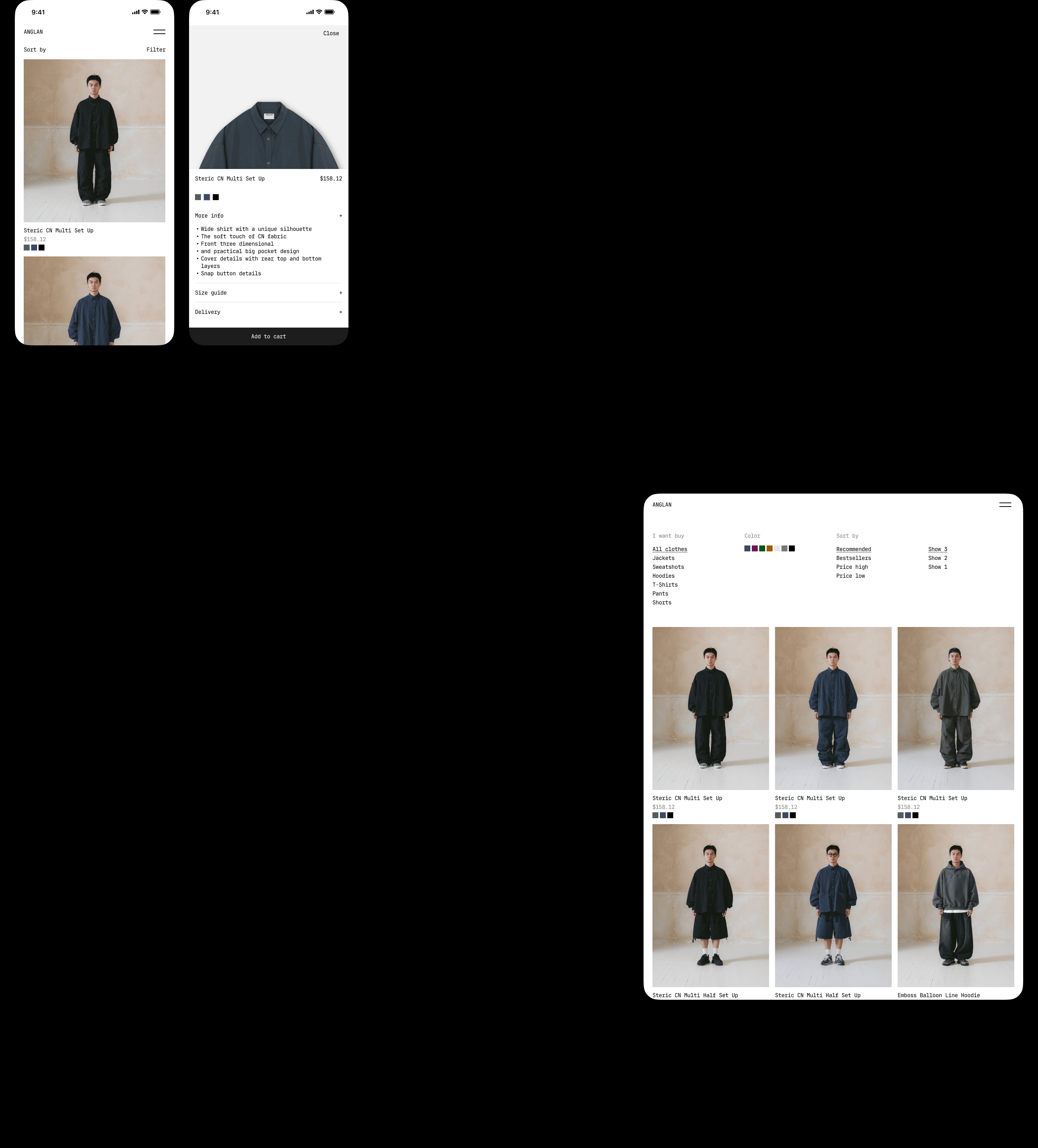Anglan Store — Изображение №8 — Интерфейсы, Анимация на Dprofile