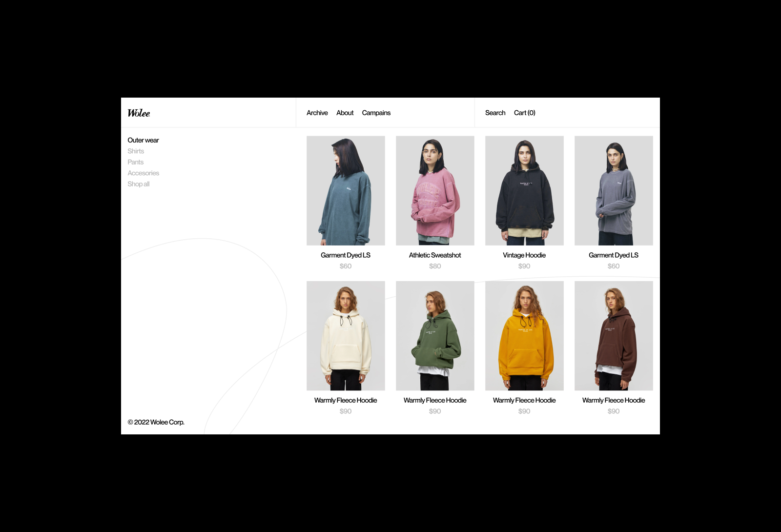 Wolee Store. Redesign concept — Изображение №3 — Интерфейсы, Графика на Dprofile