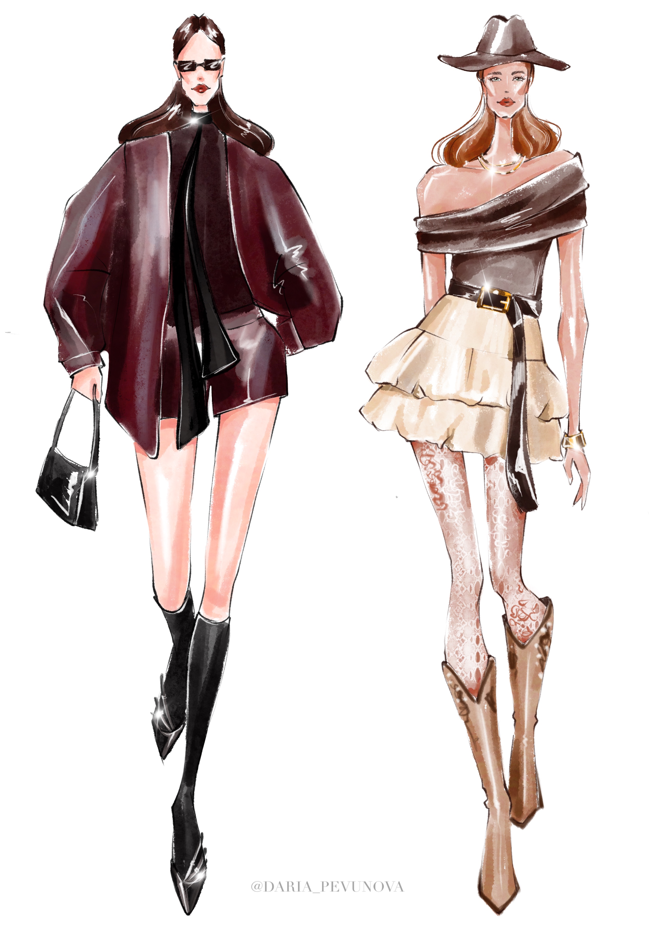 Fashion illustration — Изображение №1 — Иллюстрация, Графика на Dprofile