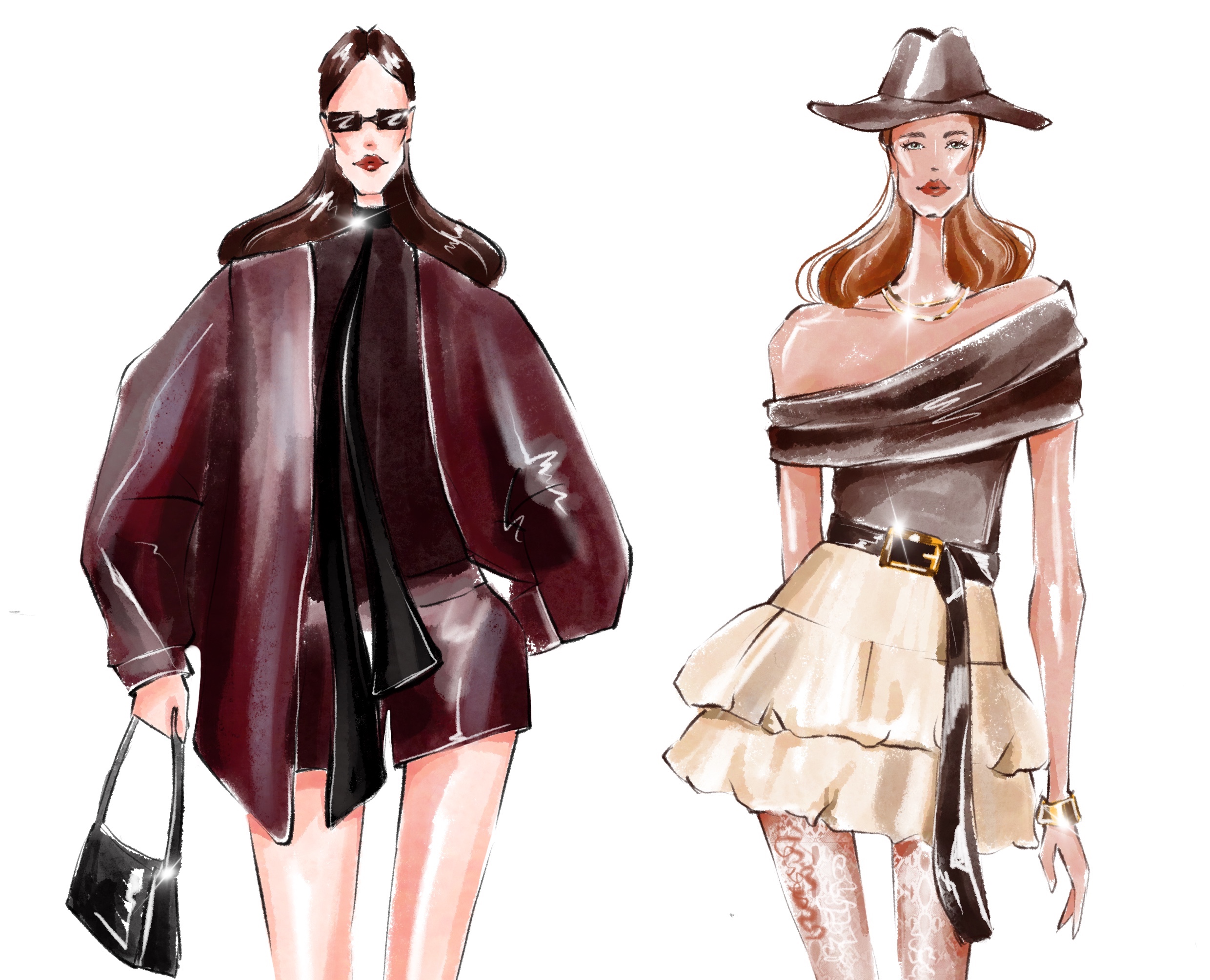 Fashion illustration — Иллюстрация, Графика на Dprofile