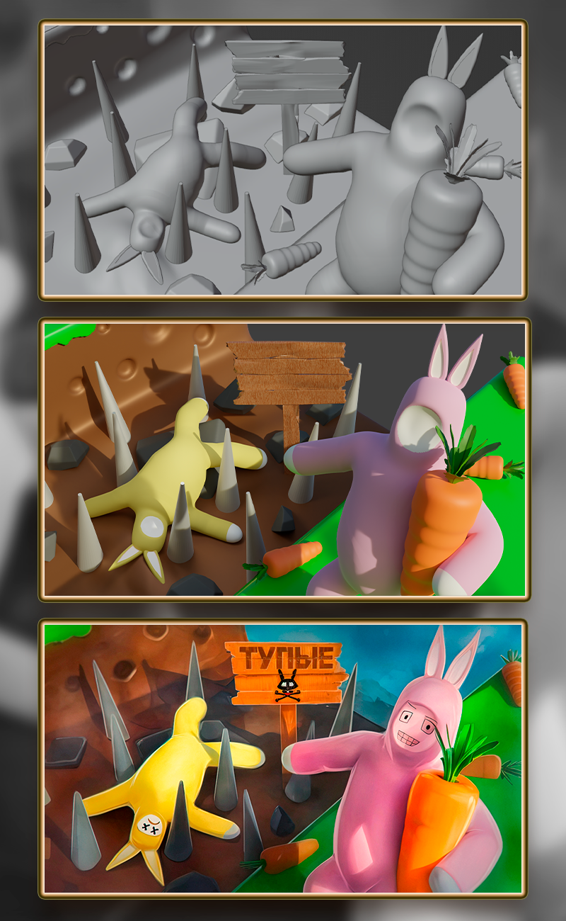 Превью для Ютуба в 3D — Изображение №4 — Графика, 3D на Dprofile