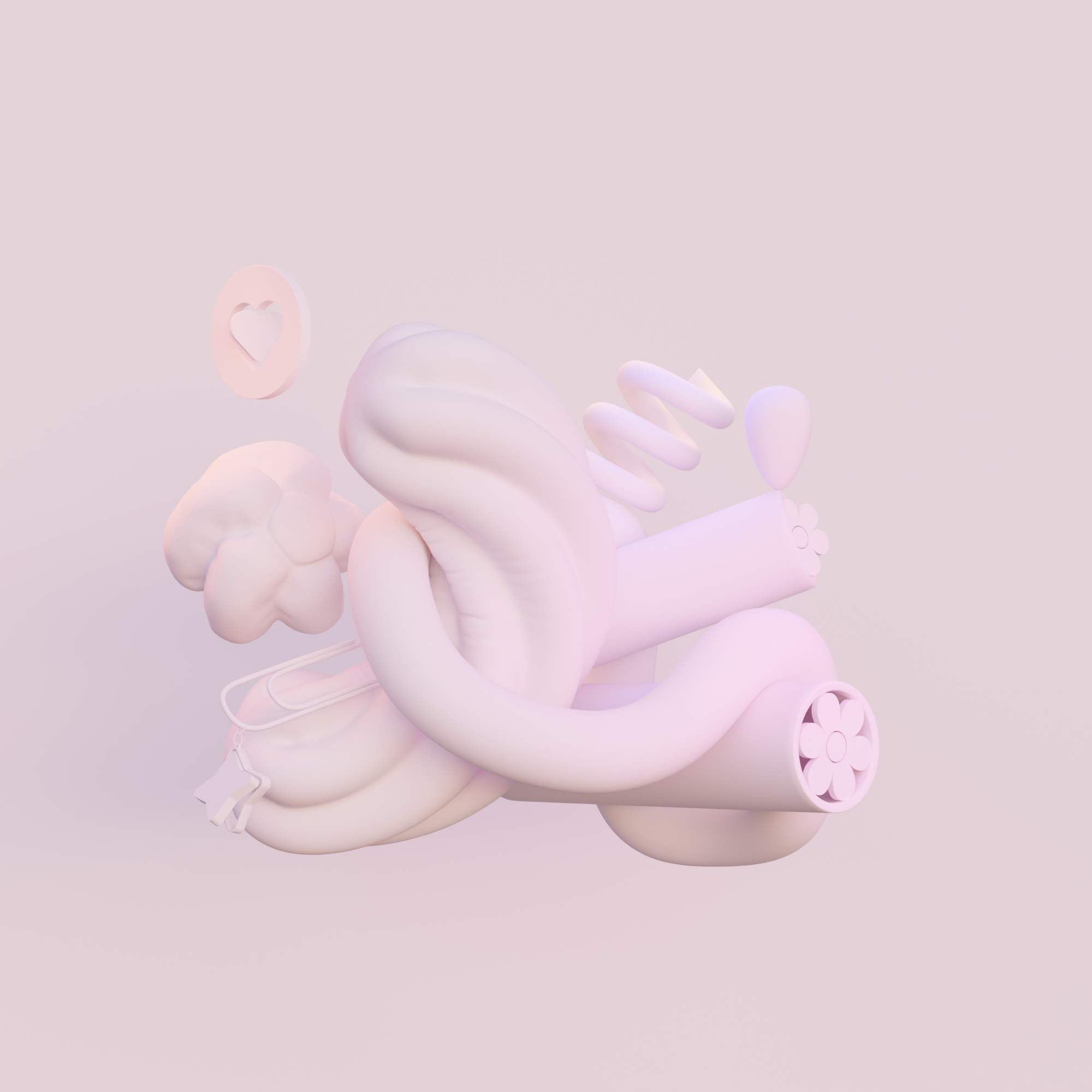Эксперименты с 3D формами — Изображение №9 — Иллюстрация на Dprofile