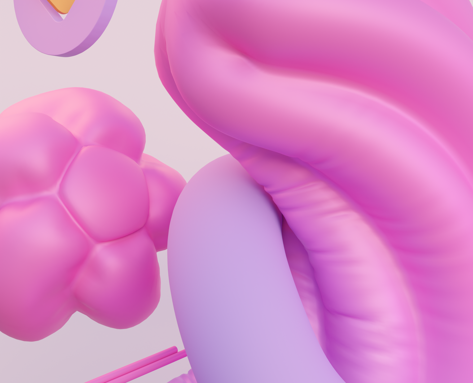 Эксперименты с 3D формами — Иллюстрация на Dprofile