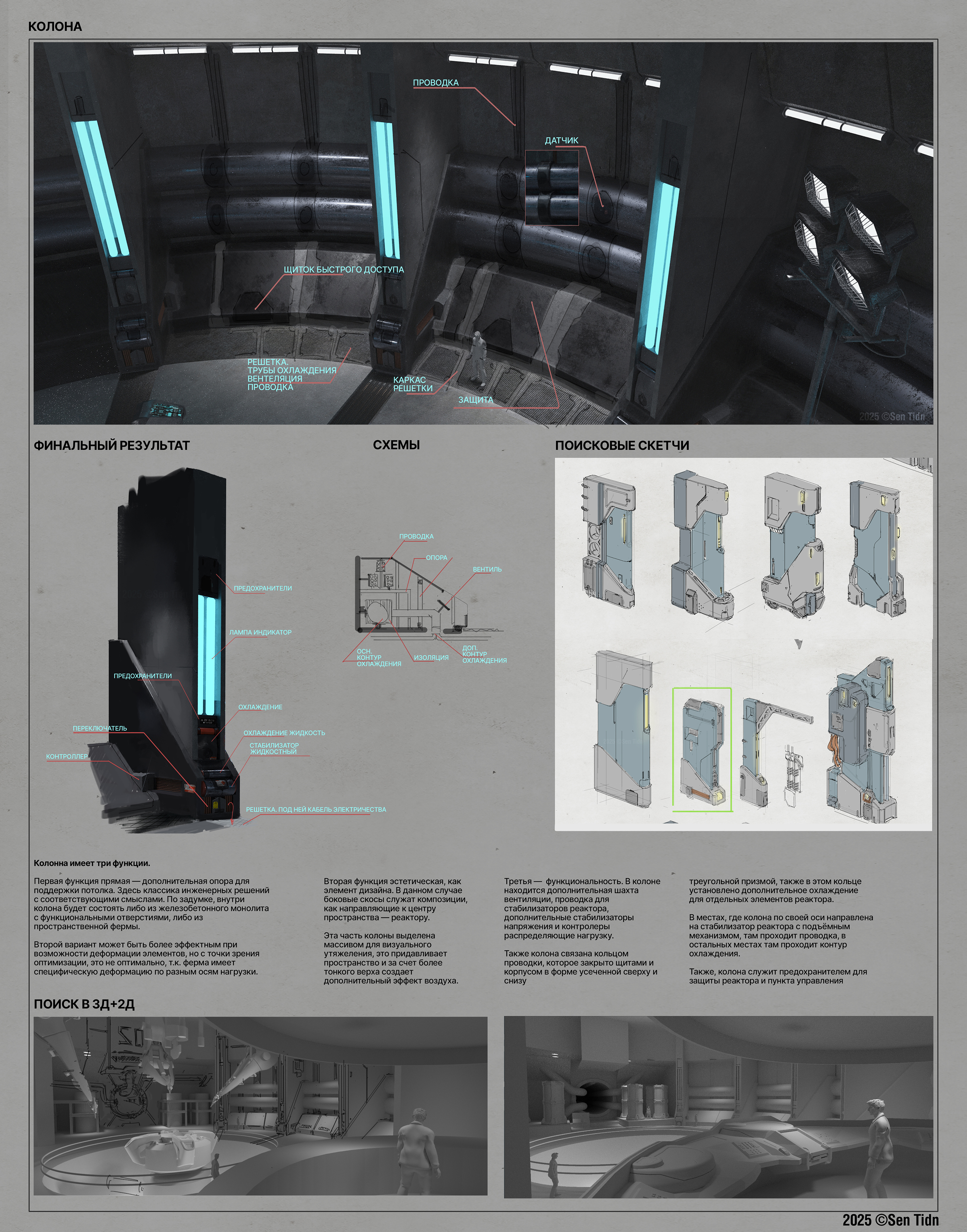 Energy Reactor Concept Design — Изображение №6 — Иллюстрация, 3D на Dprofile
