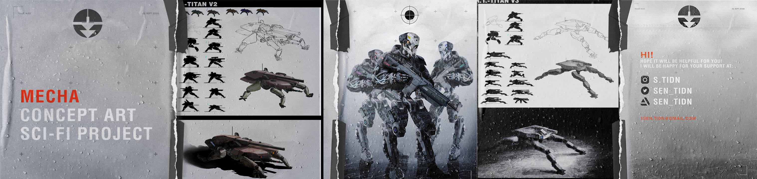 "OUROBORUS" Концепт Арт Мехи — Изображение №1 — Иллюстрация на Dprofile