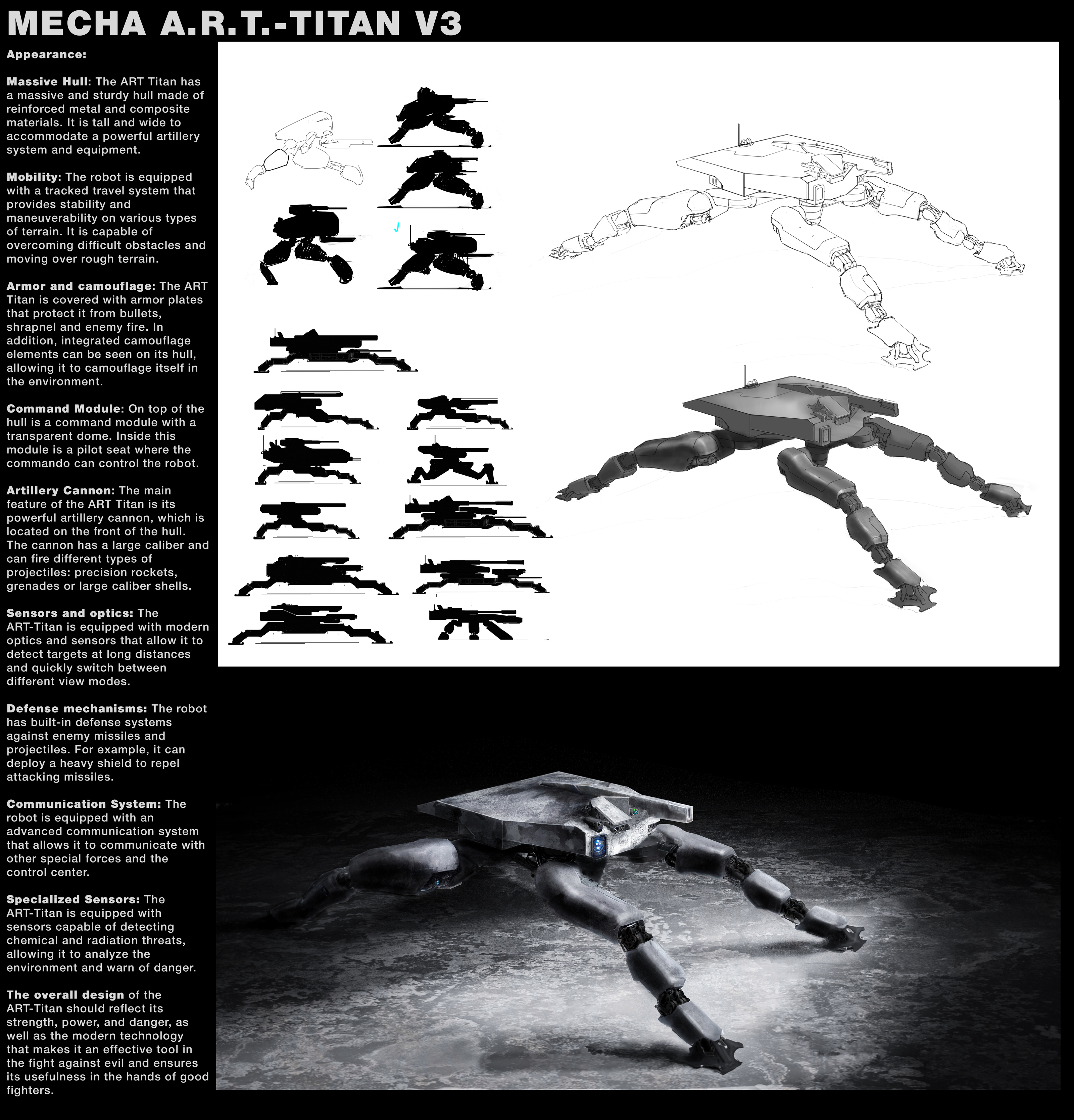 "OUROBORUS" Концепт Арт Мехи — Изображение №11 — Иллюстрация на Dprofile