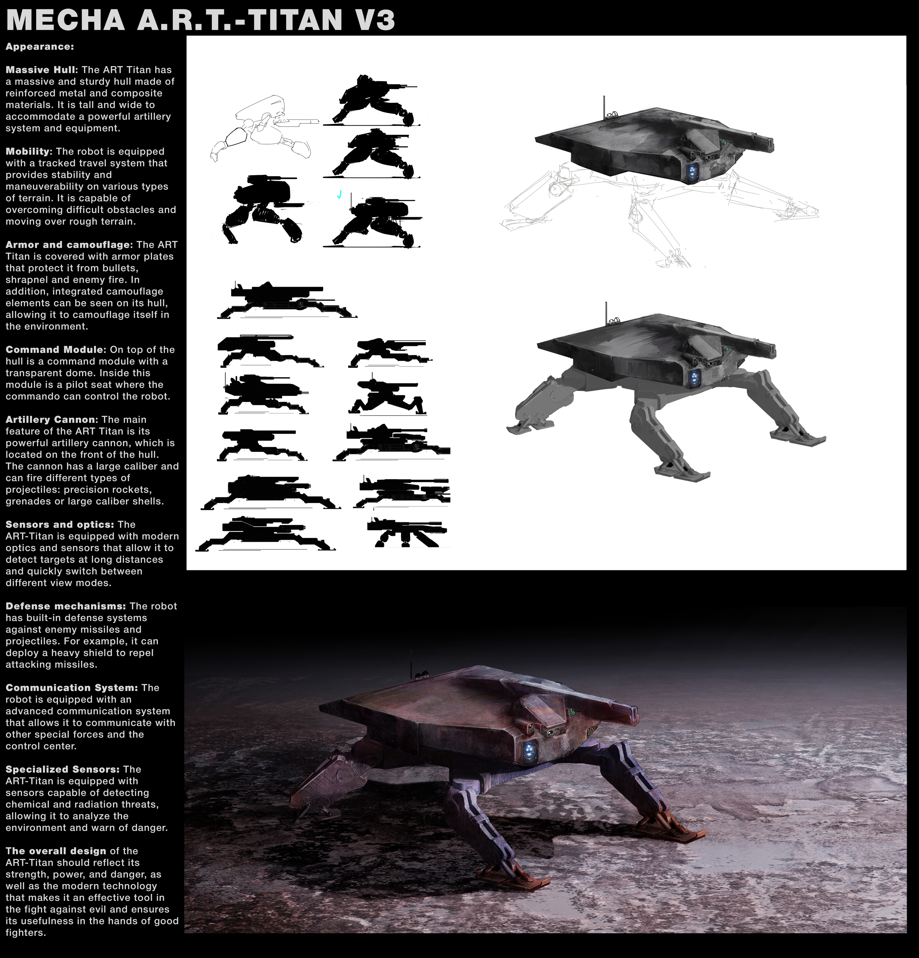 "OUROBORUS" Концепт Арт Мехи — Изображение №12 — Иллюстрация на Dprofile
